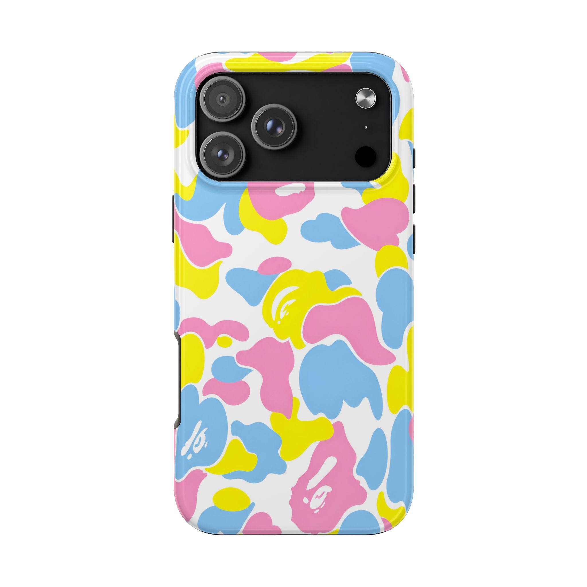 Multicolor Bape Print Phone Case
