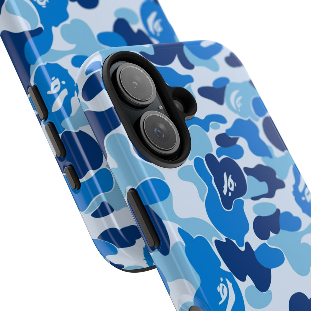Blue Bape Print Phone Case