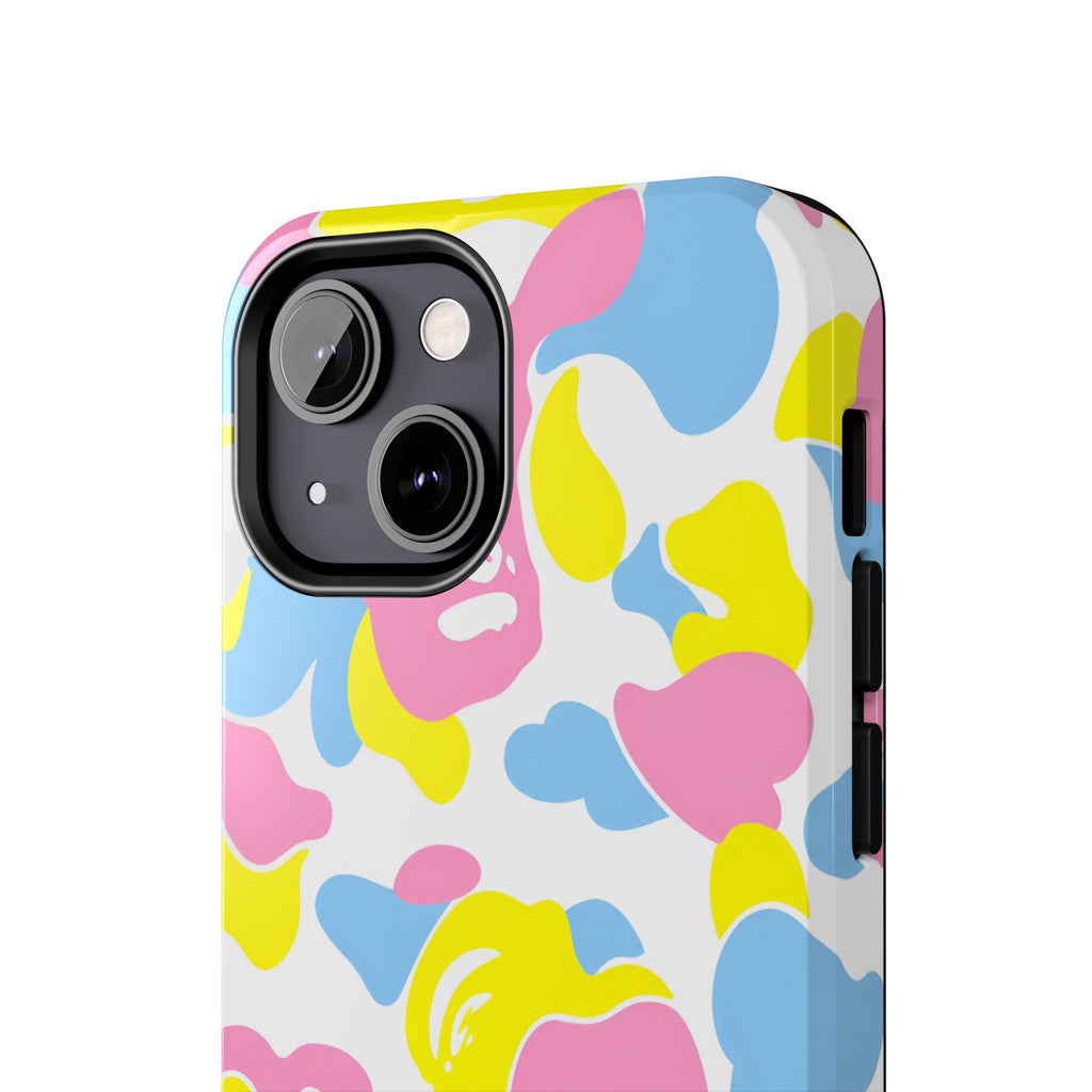 Multicolor Bape Print Phone Case