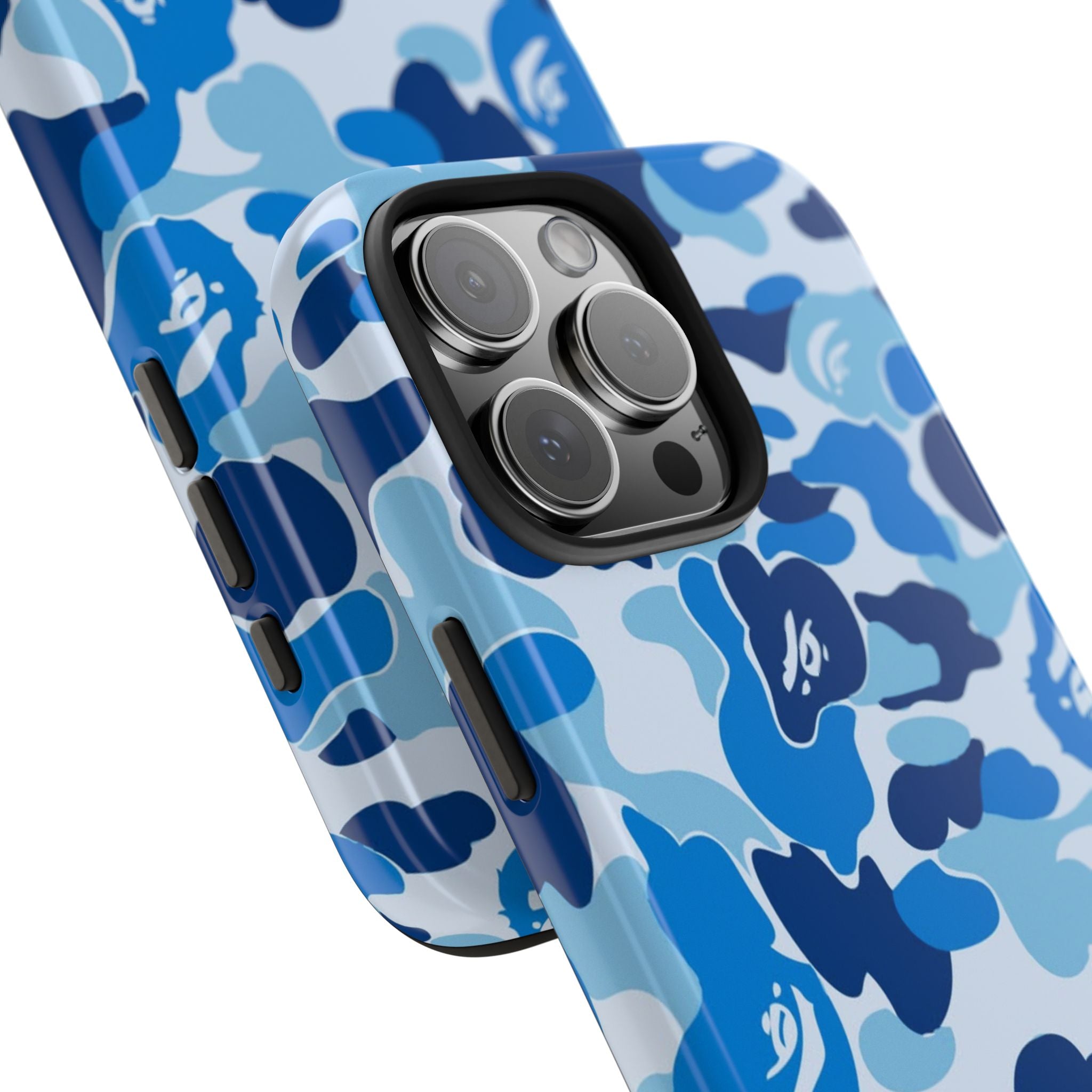 Blue Bape Print Phone Case