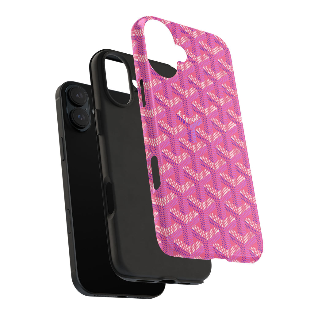Pink Goyard Phone Case