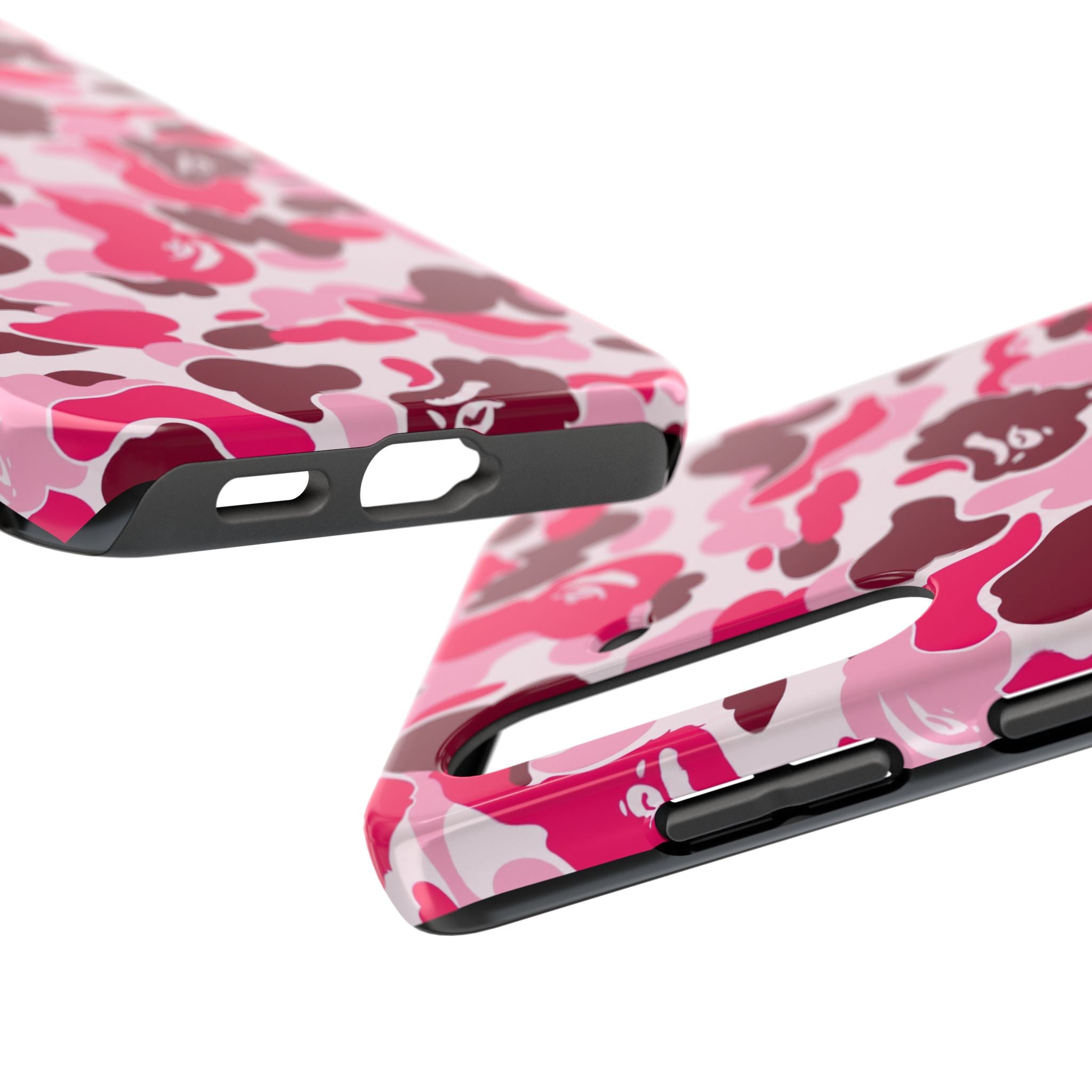 Pink Bape Print Phone Case