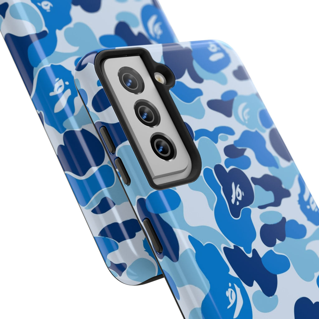 Blue Bape Print Phone Case