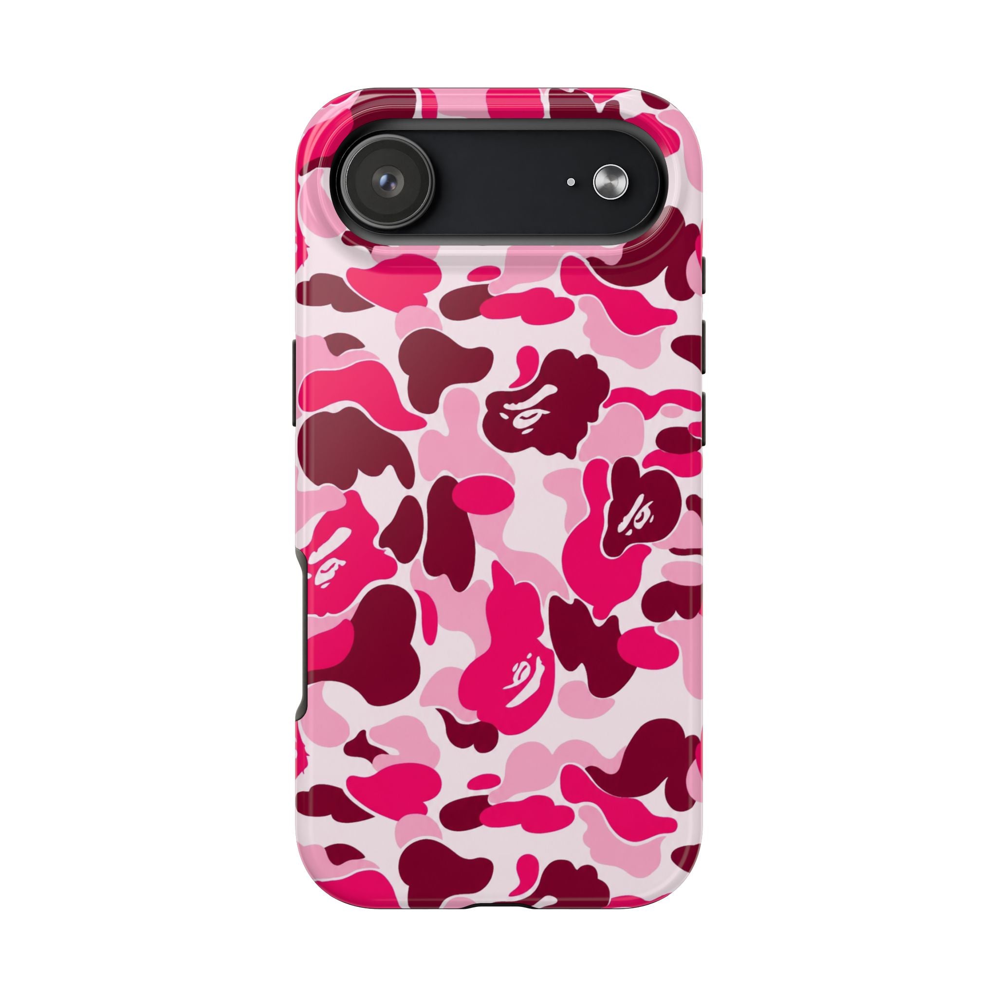 Pink Bape Print Phone Case