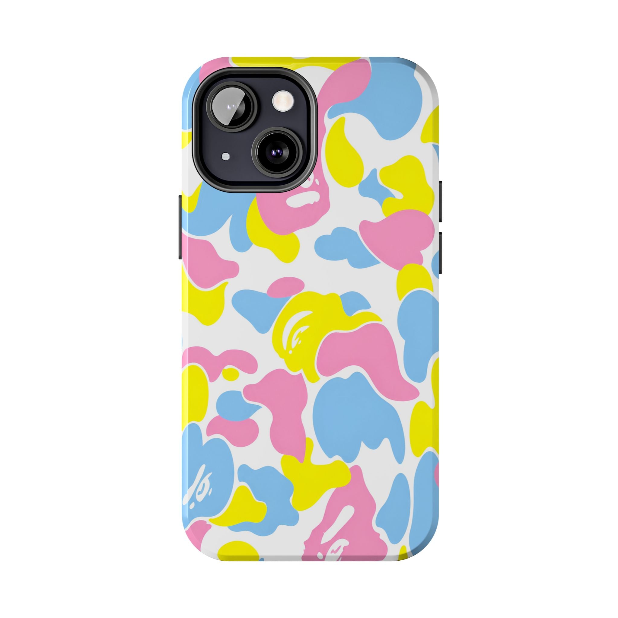 Multicolor Bape Print Phone Case