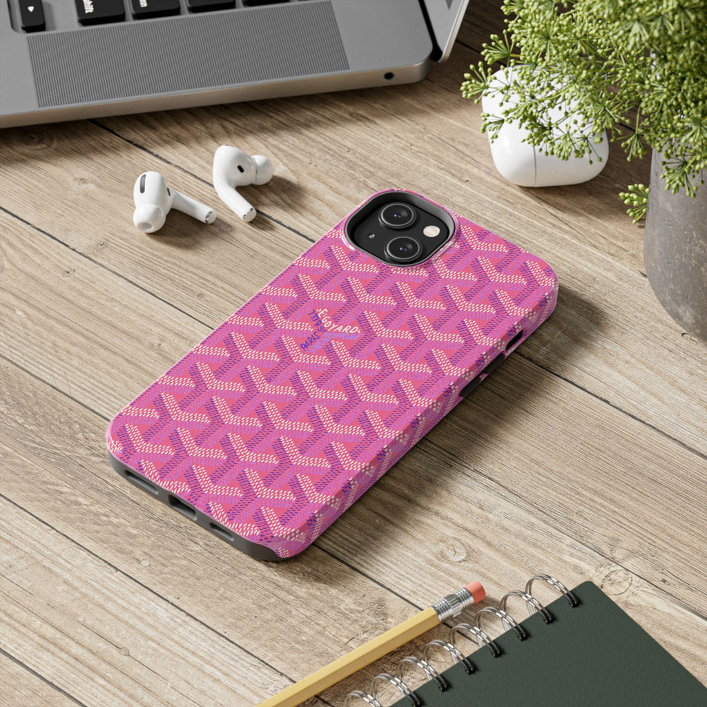 Pink Goyard Phone Case
