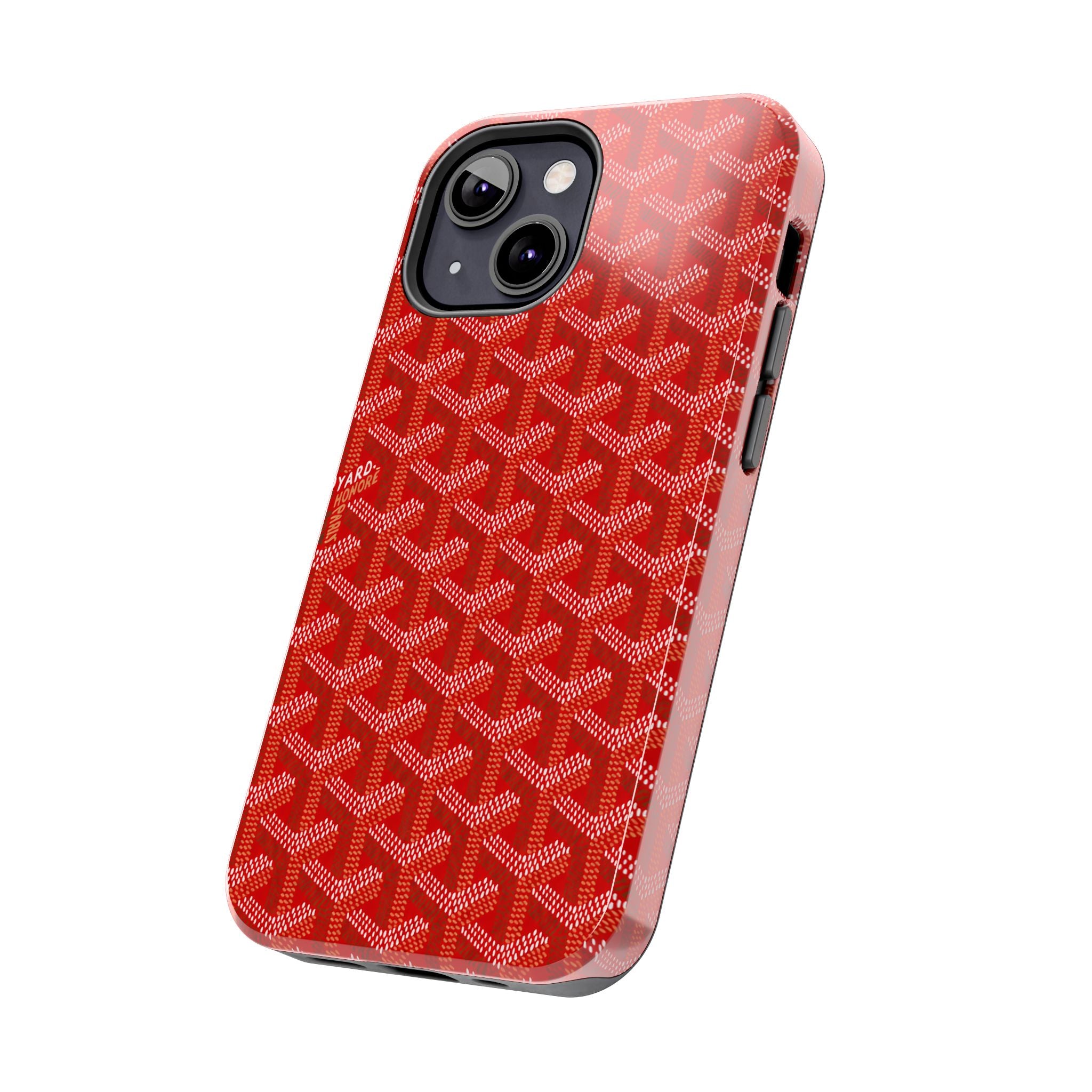 Red Goyard Phone Case