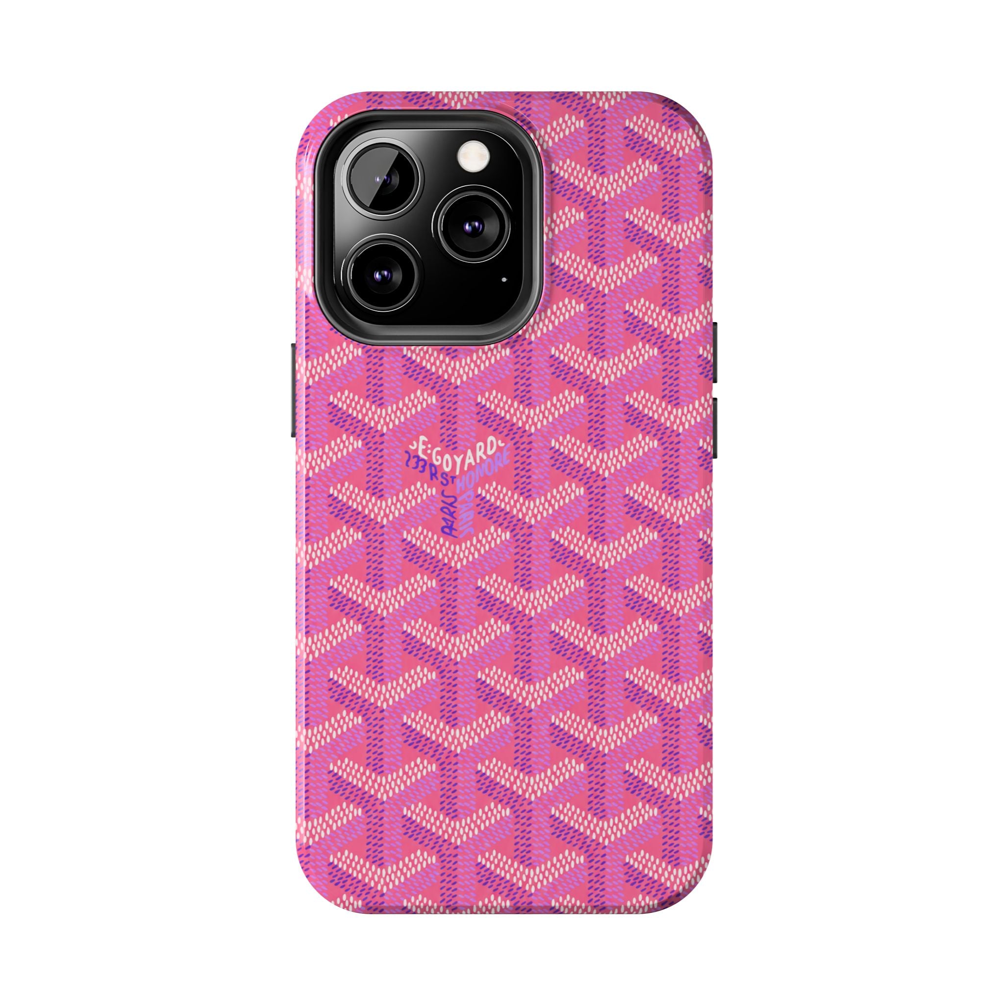Pink Goyard Phone Case