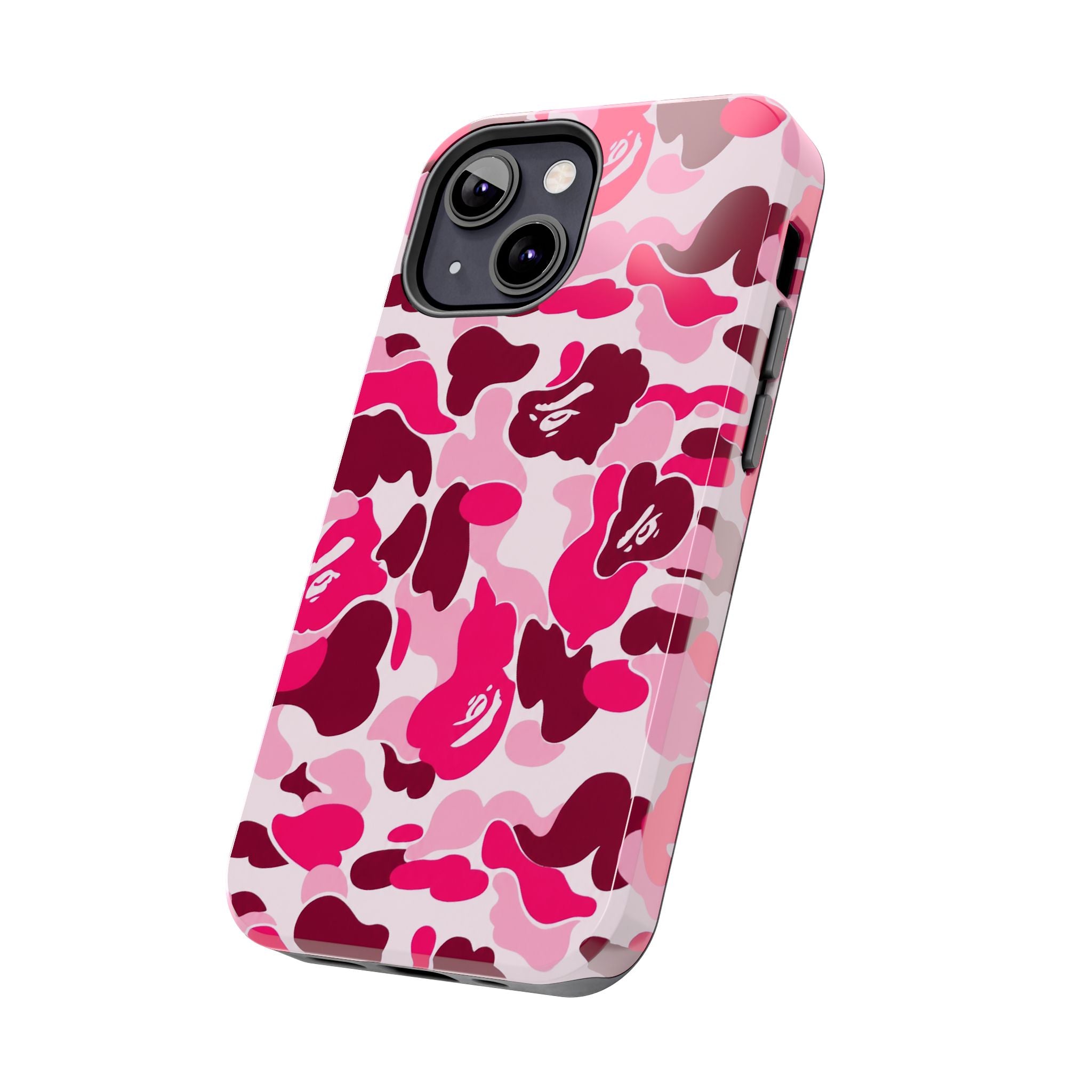 Pink Bape Print Phone Case