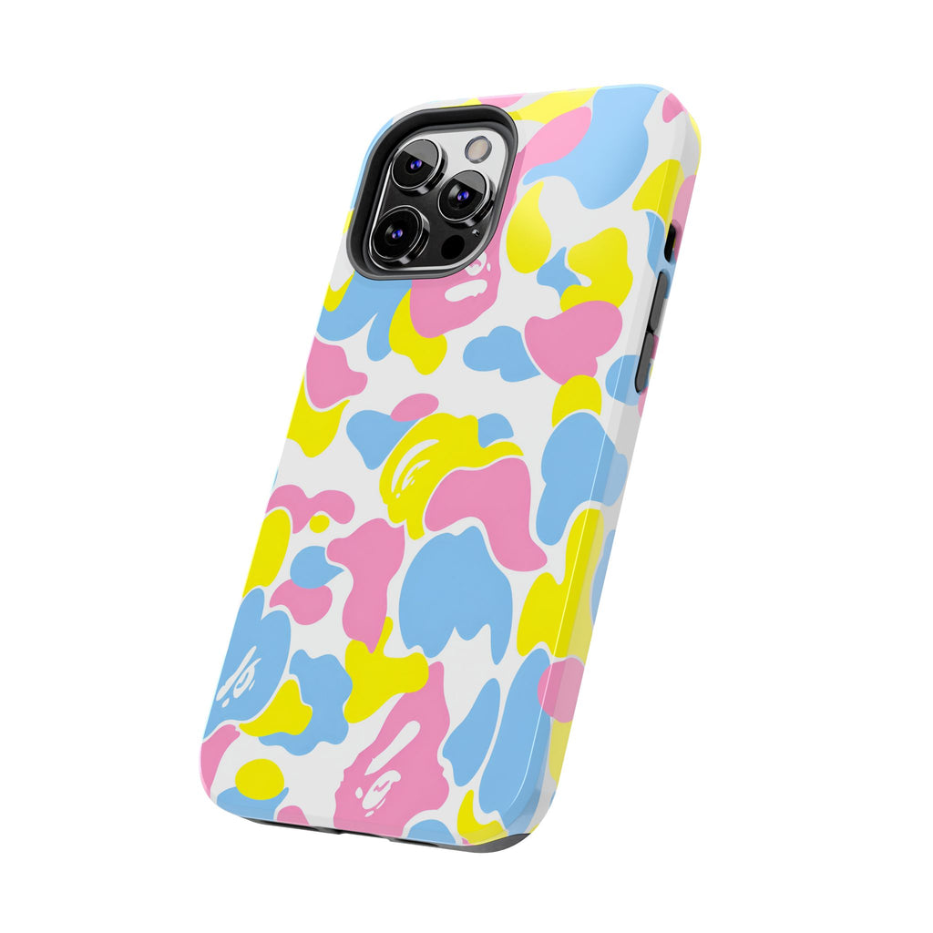 Multicolor Bape Print Phone Case