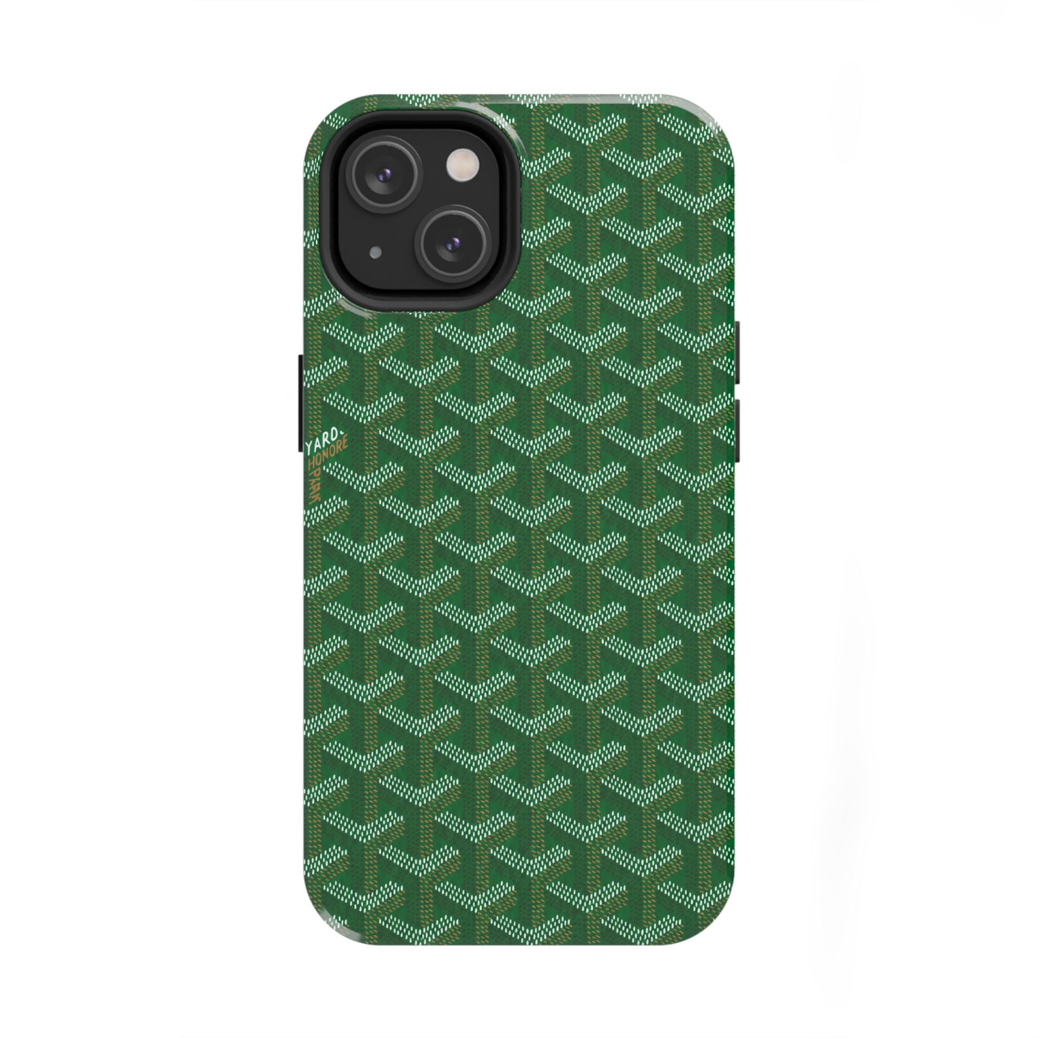 Green Goyard Phone Case