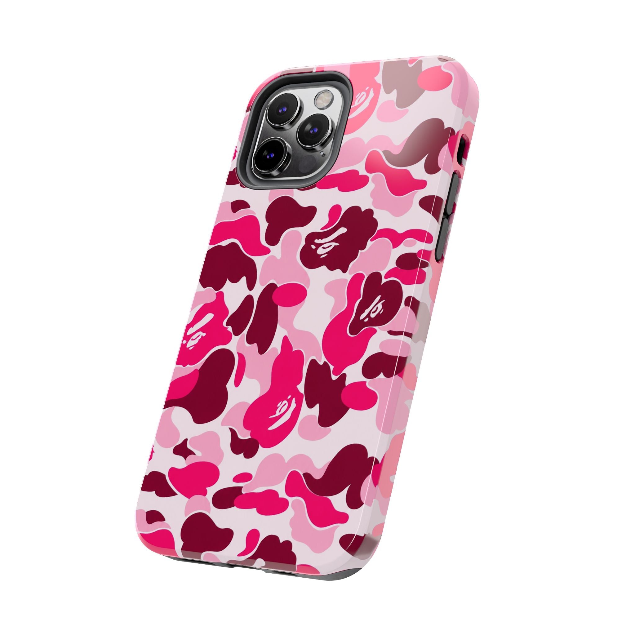 Pink Bape Print Phone Case