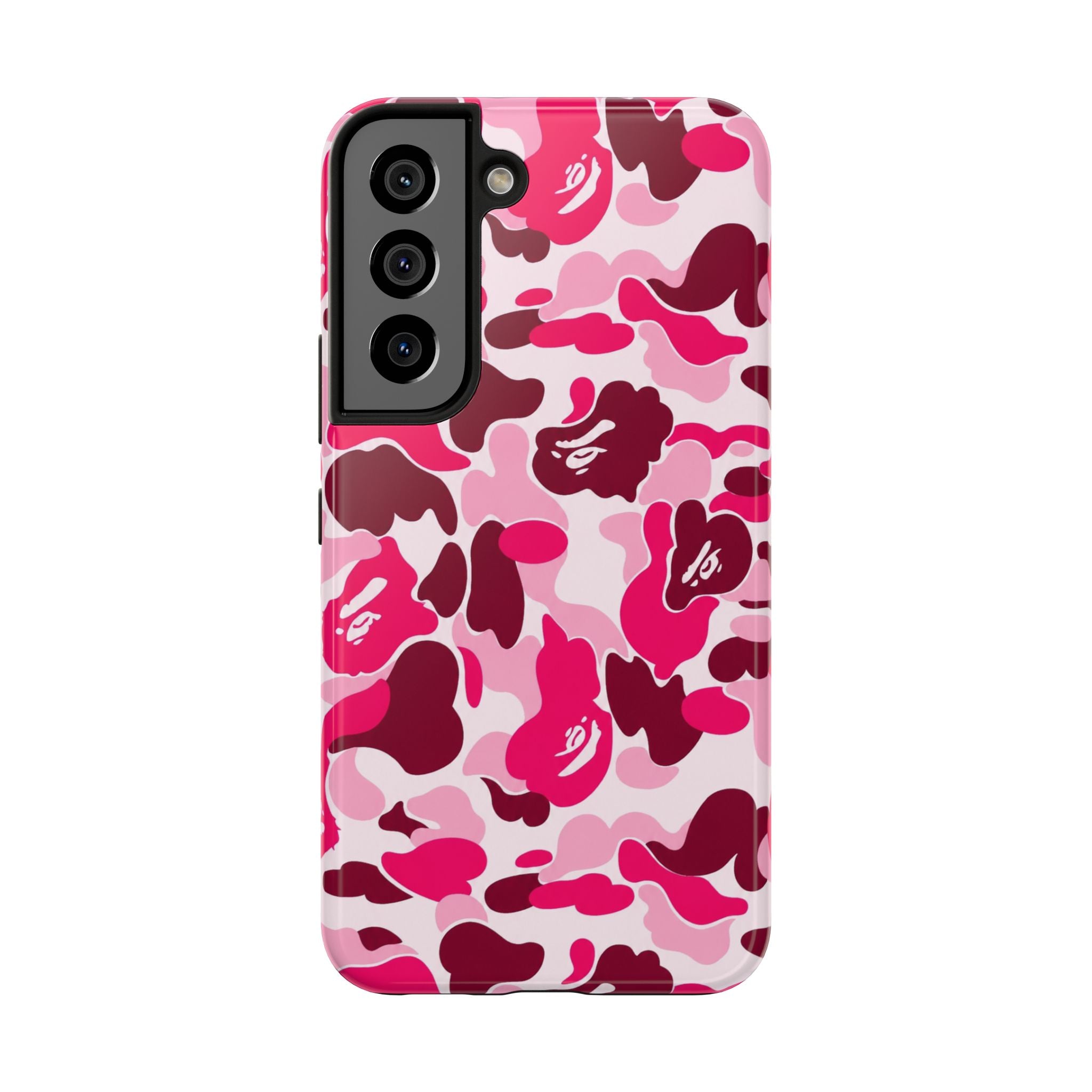 Pink Bape Print Phone Case