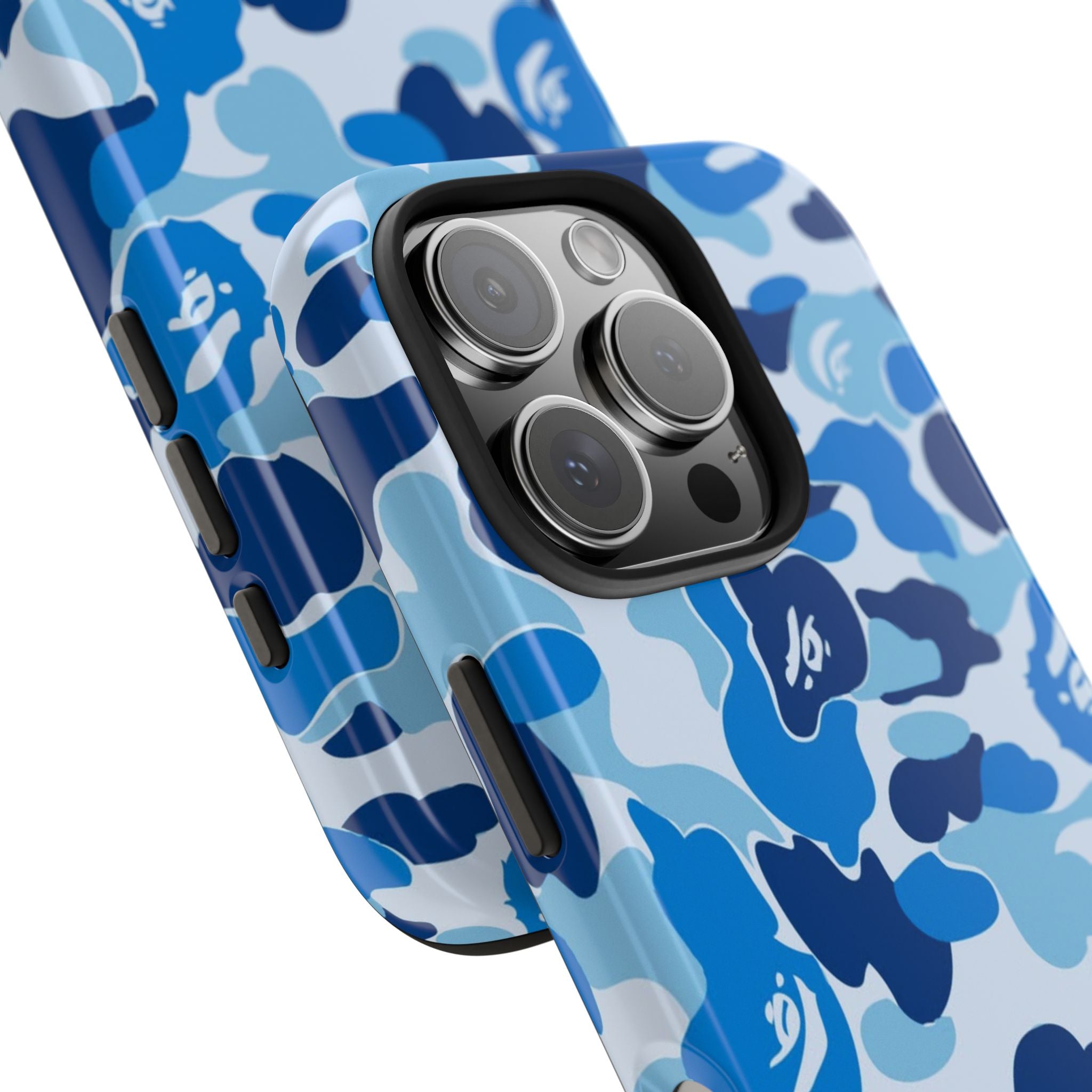 Blue Bape Print Phone Case