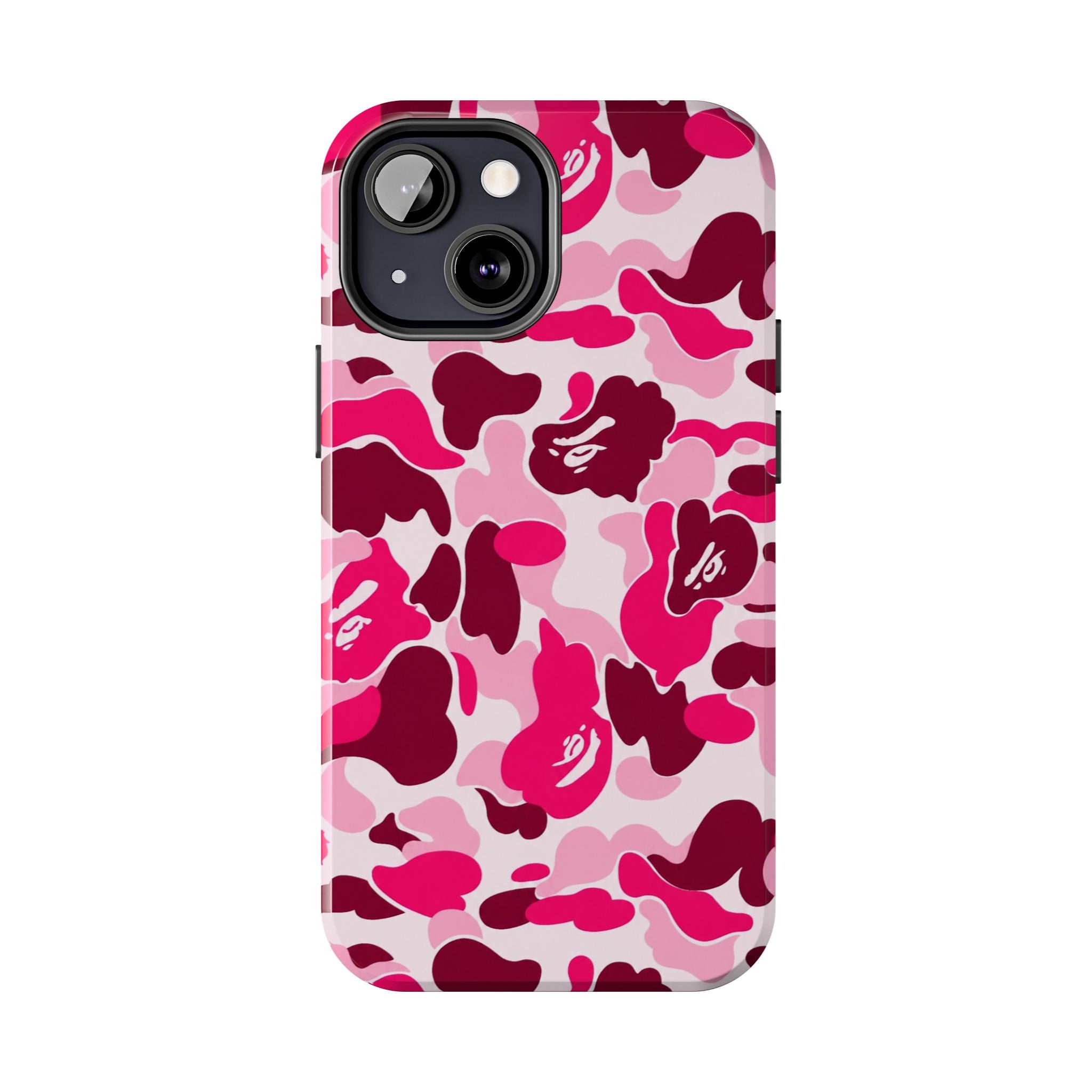 Pink Bape Print Phone Case