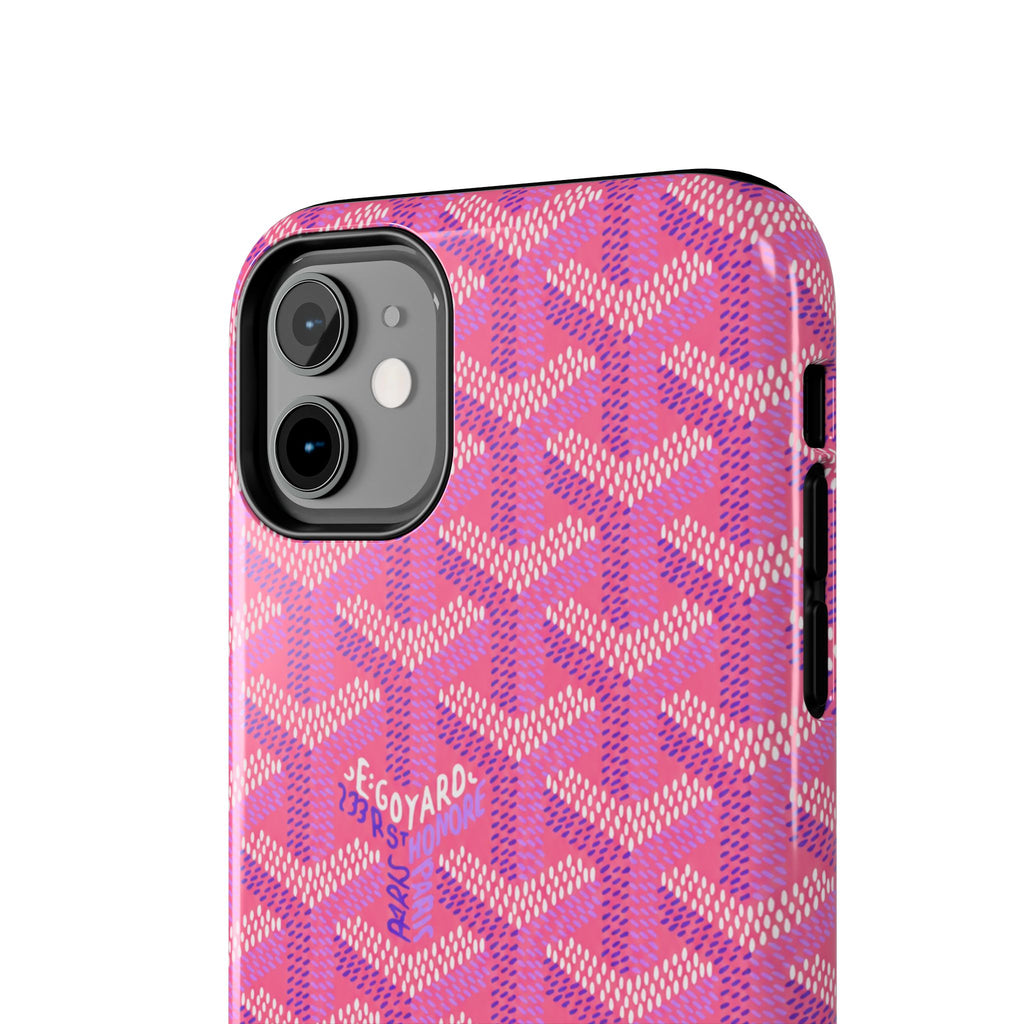 Pink Goyard Phone Case
