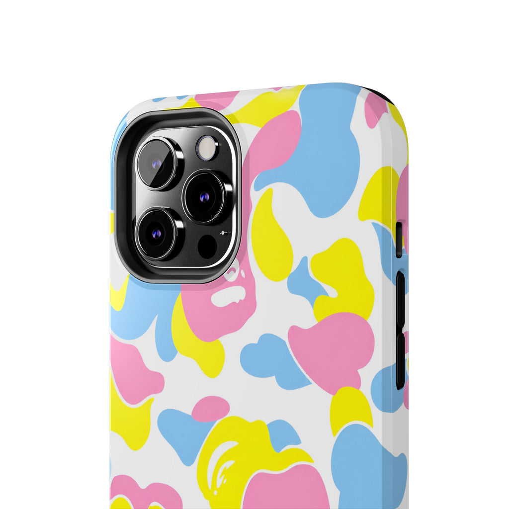 Multicolor Bape Print Phone Case