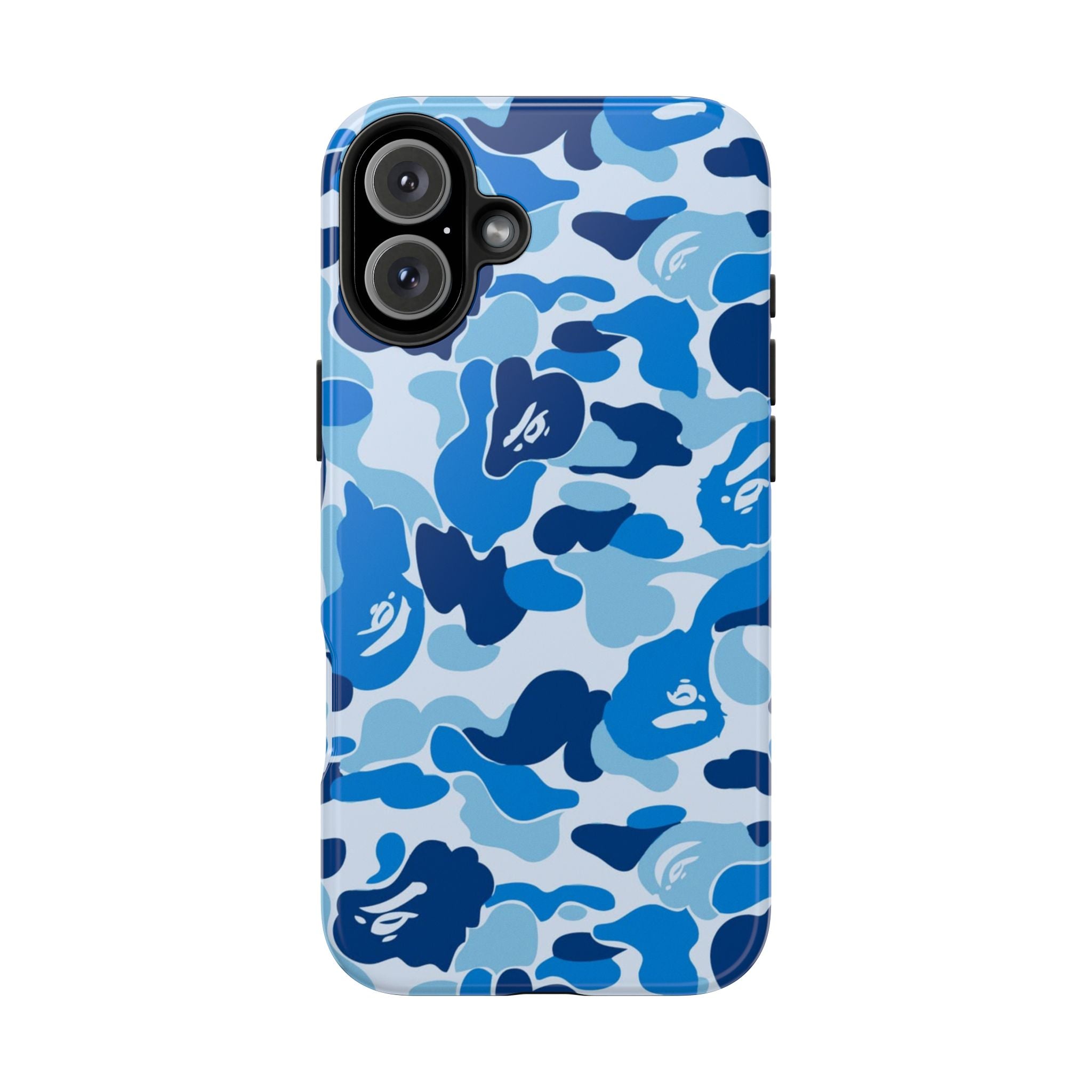 Blue Bape Print Phone Case