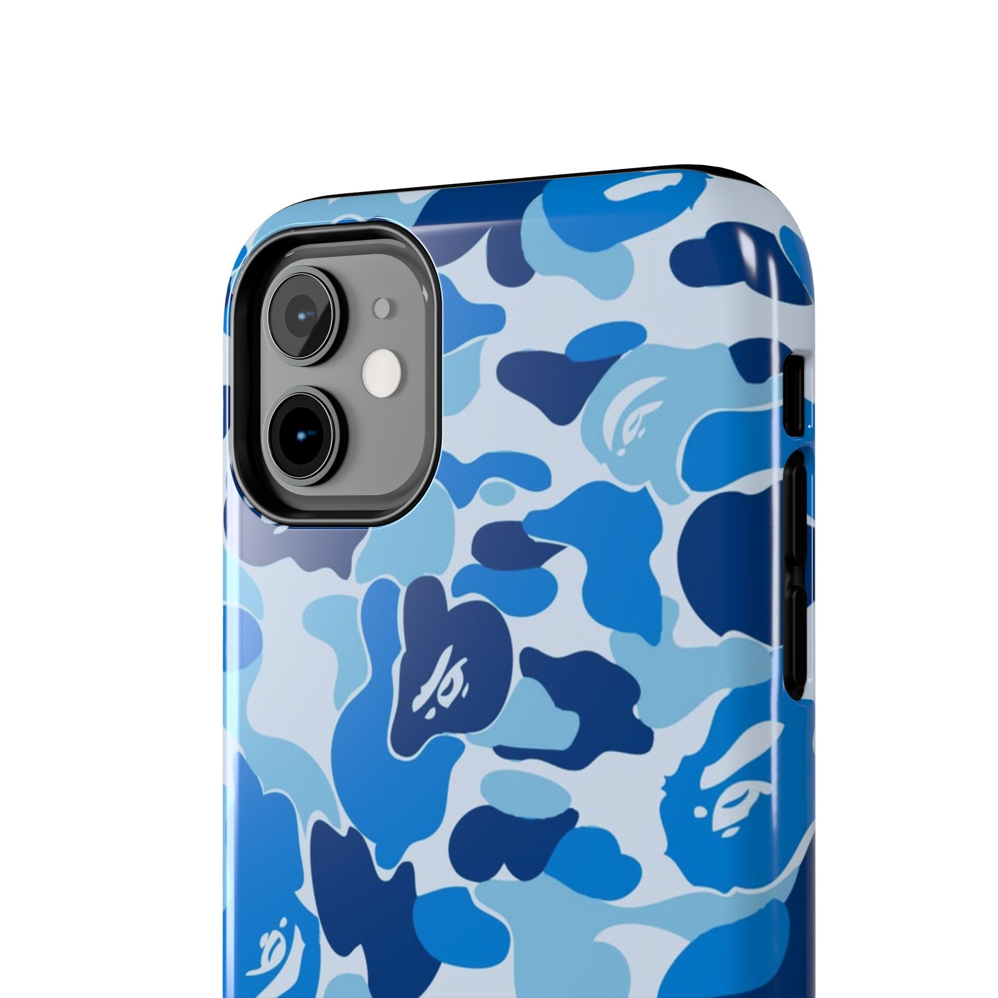 Blue Bape Print Phone Case
