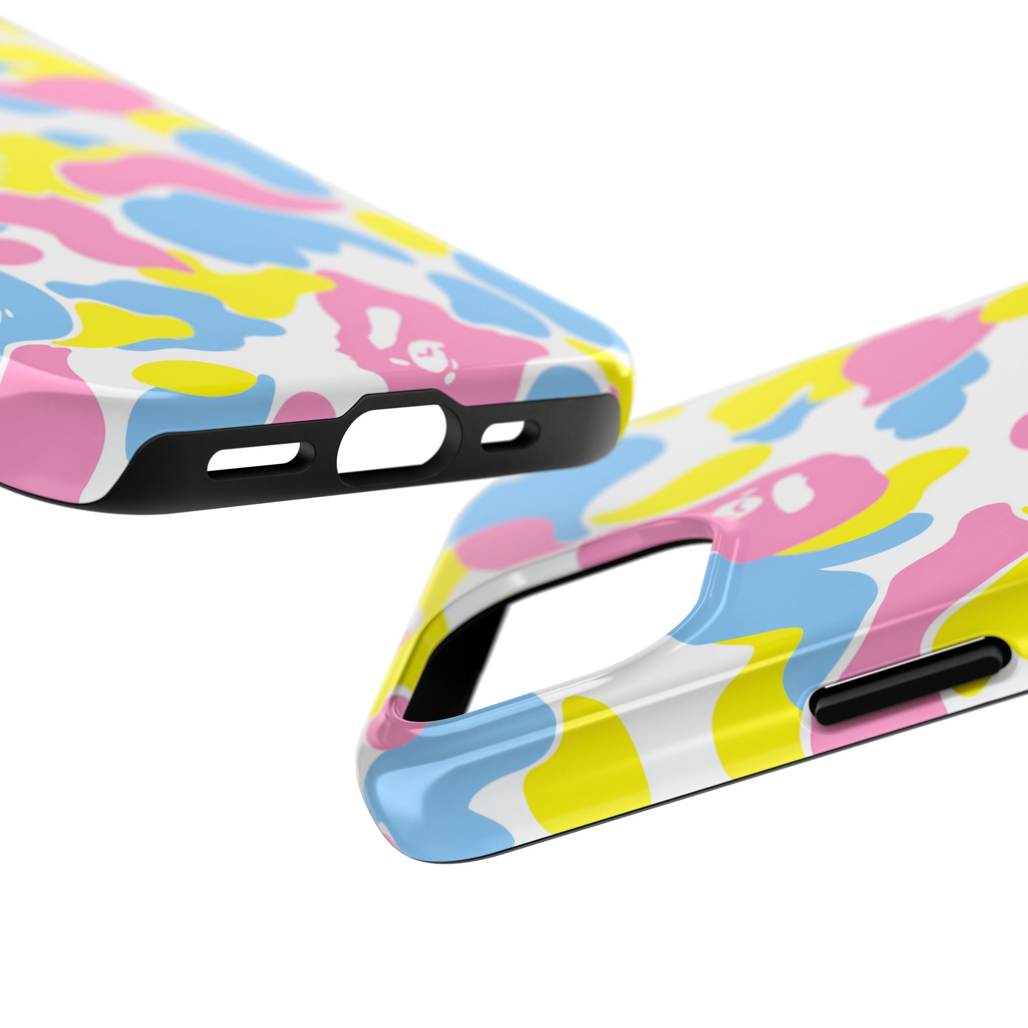 Multicolor Bape Print Phone Case