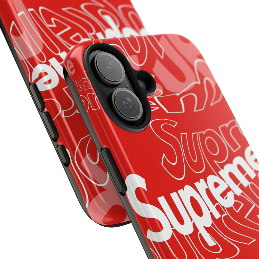 Red Supreme All-Over Phone Case