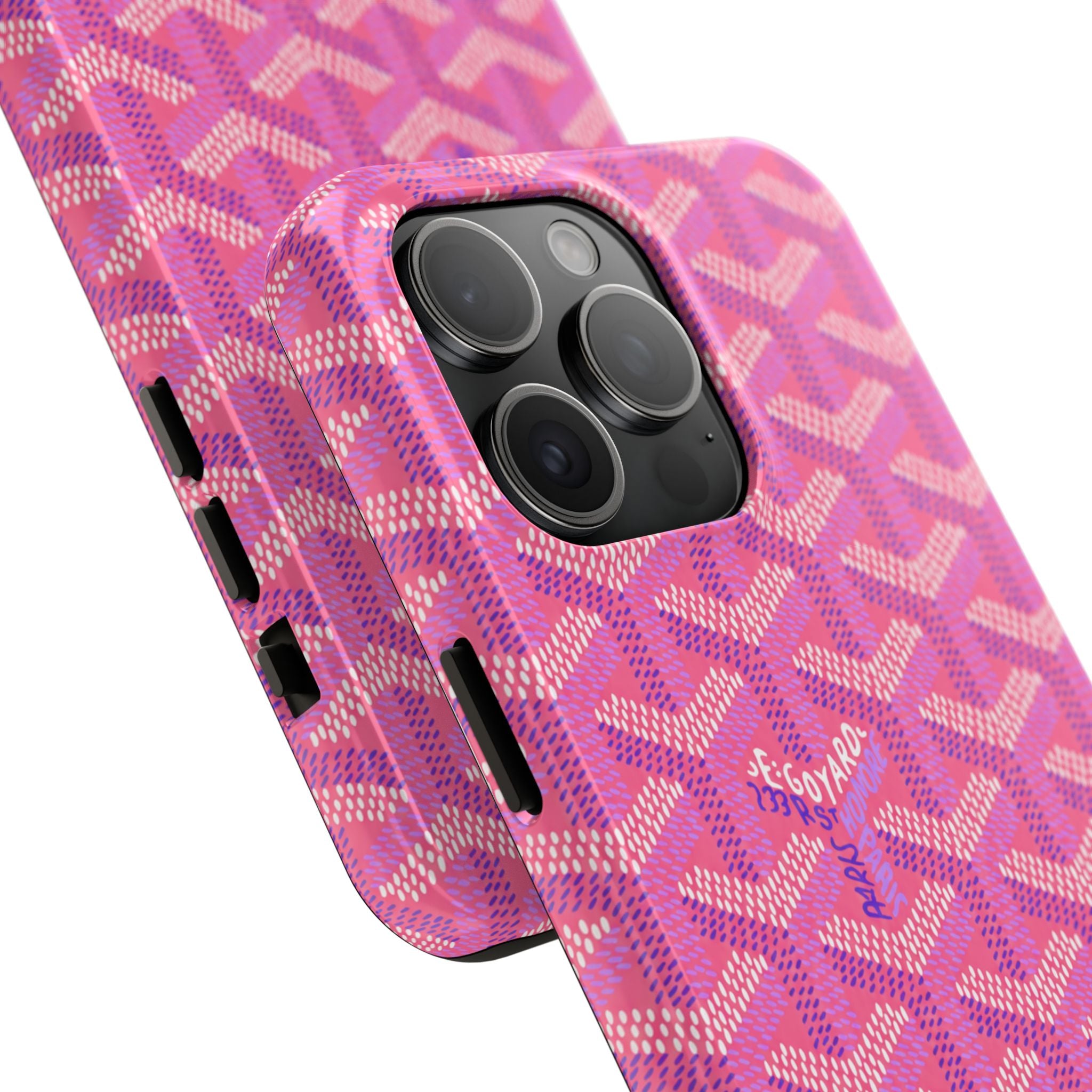 Pink Goyard Phone Case