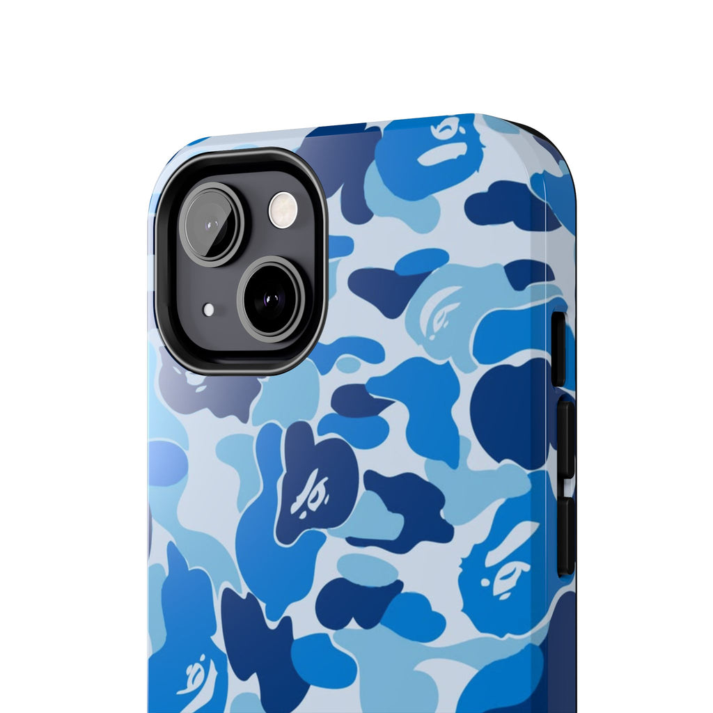 Blue Bape Print Phone Case