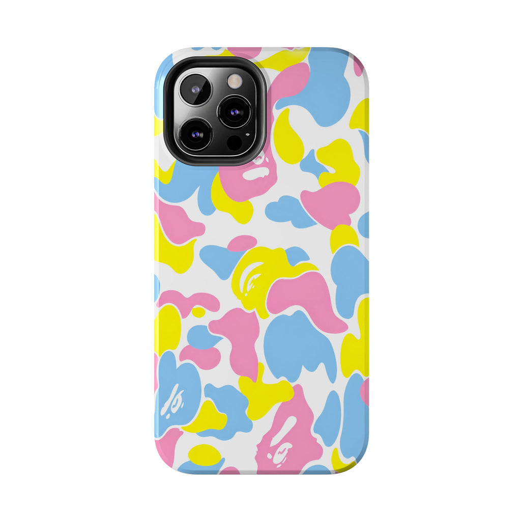 Multicolor Bape Print Phone Case