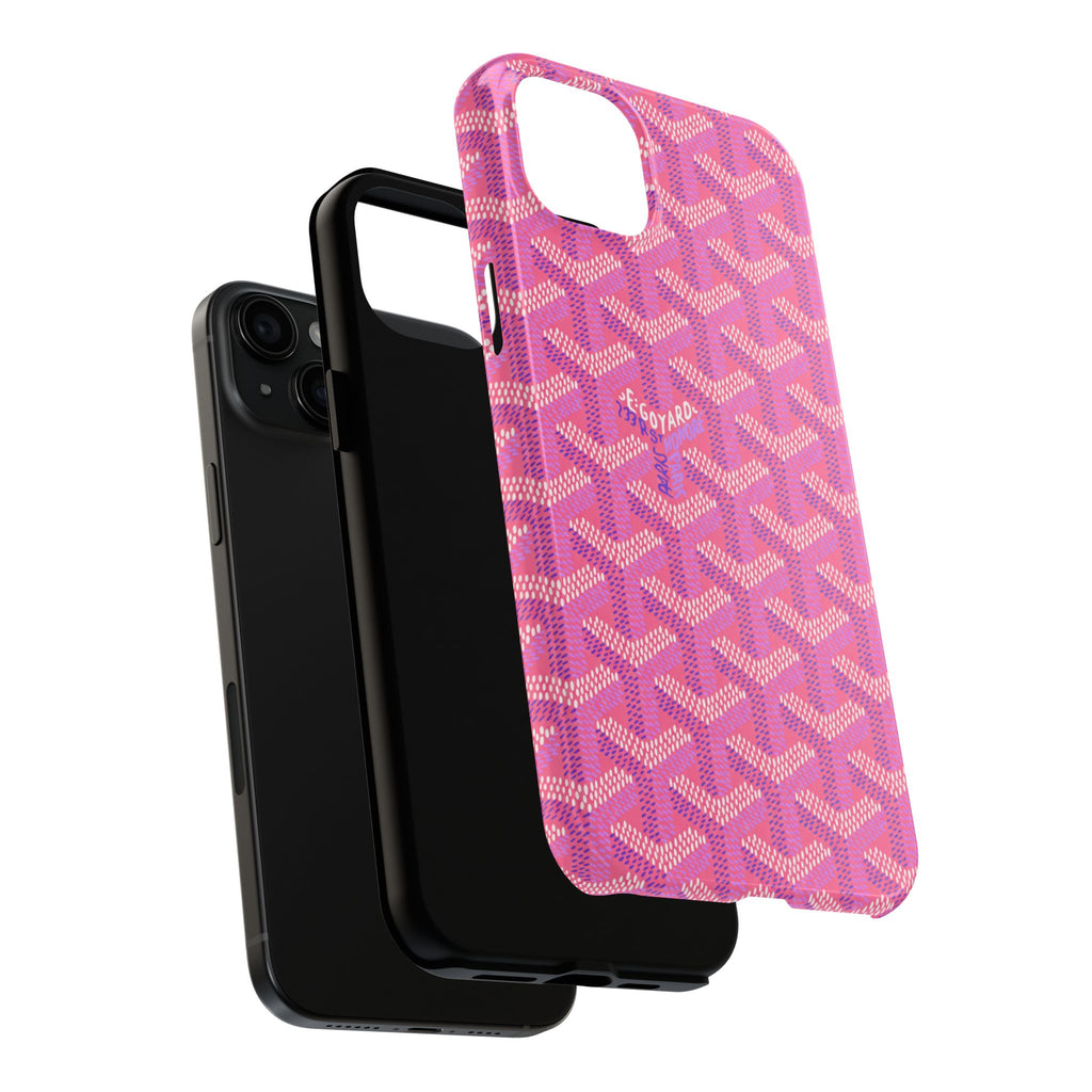 Pink Goyard Phone Case