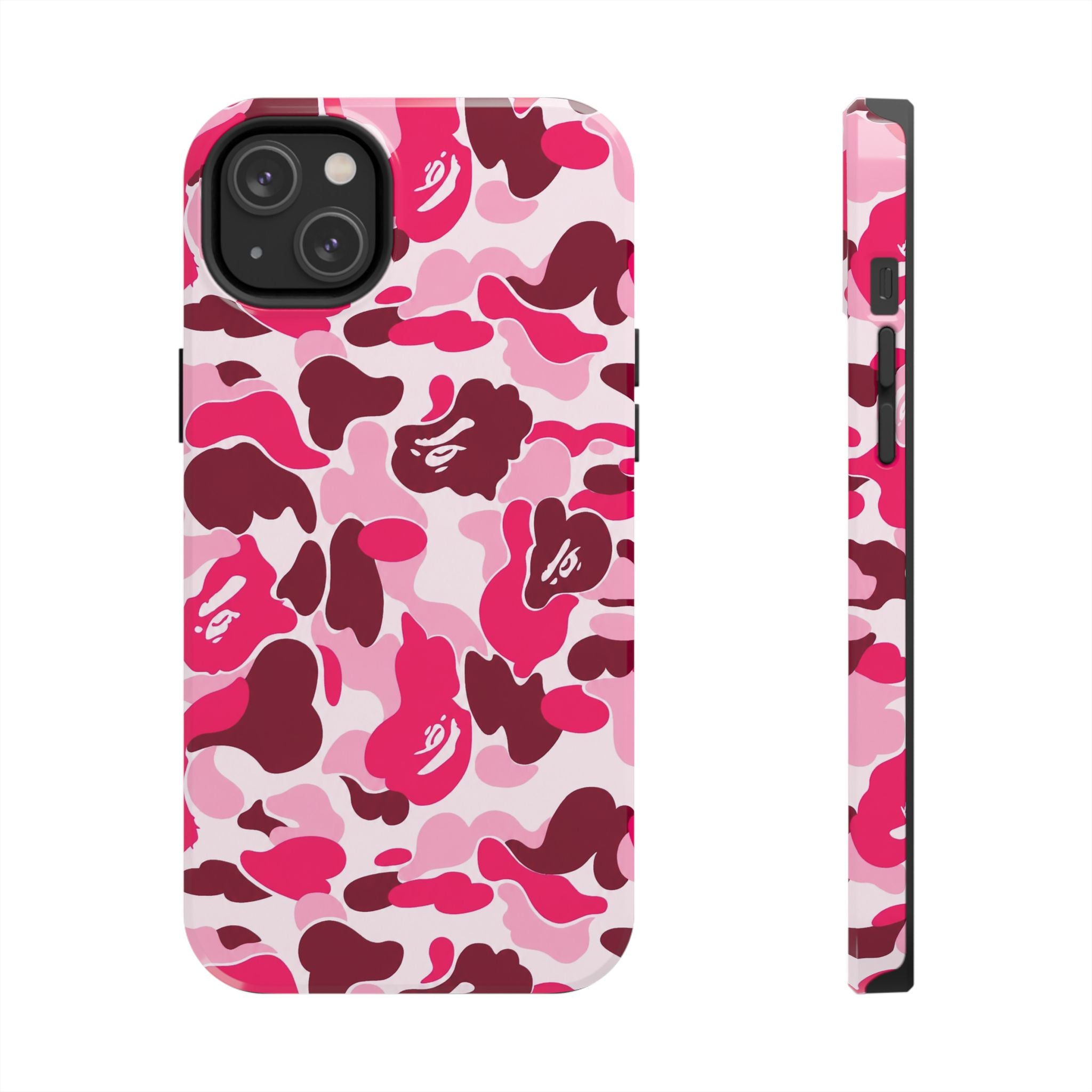 Pink Bape Print Phone Case