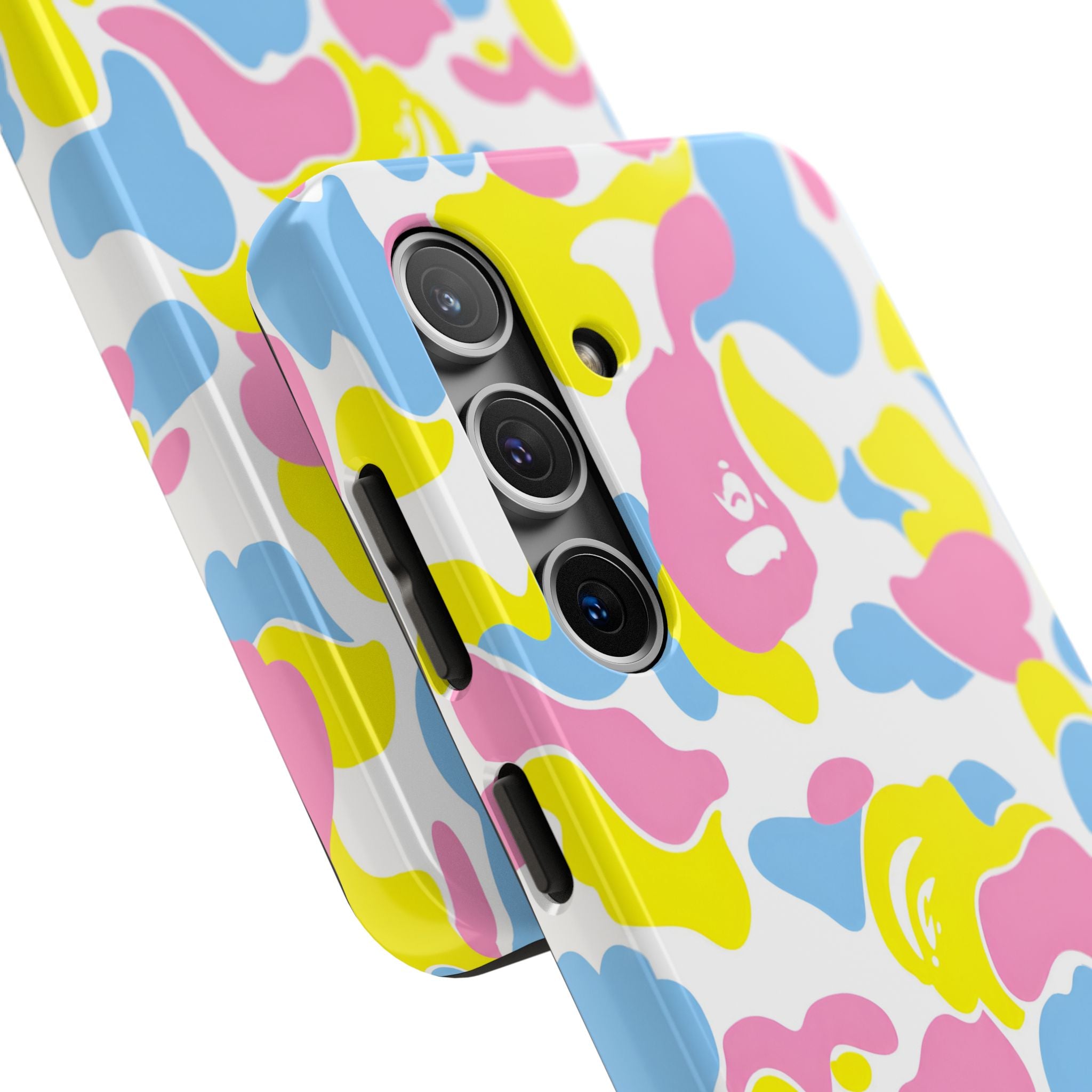 Multicolor Bape Print Phone Case