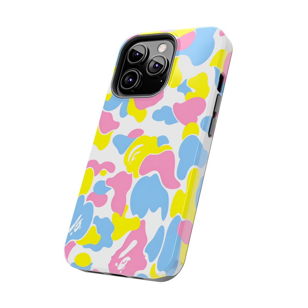 Multicolor Bape Print Phone Case