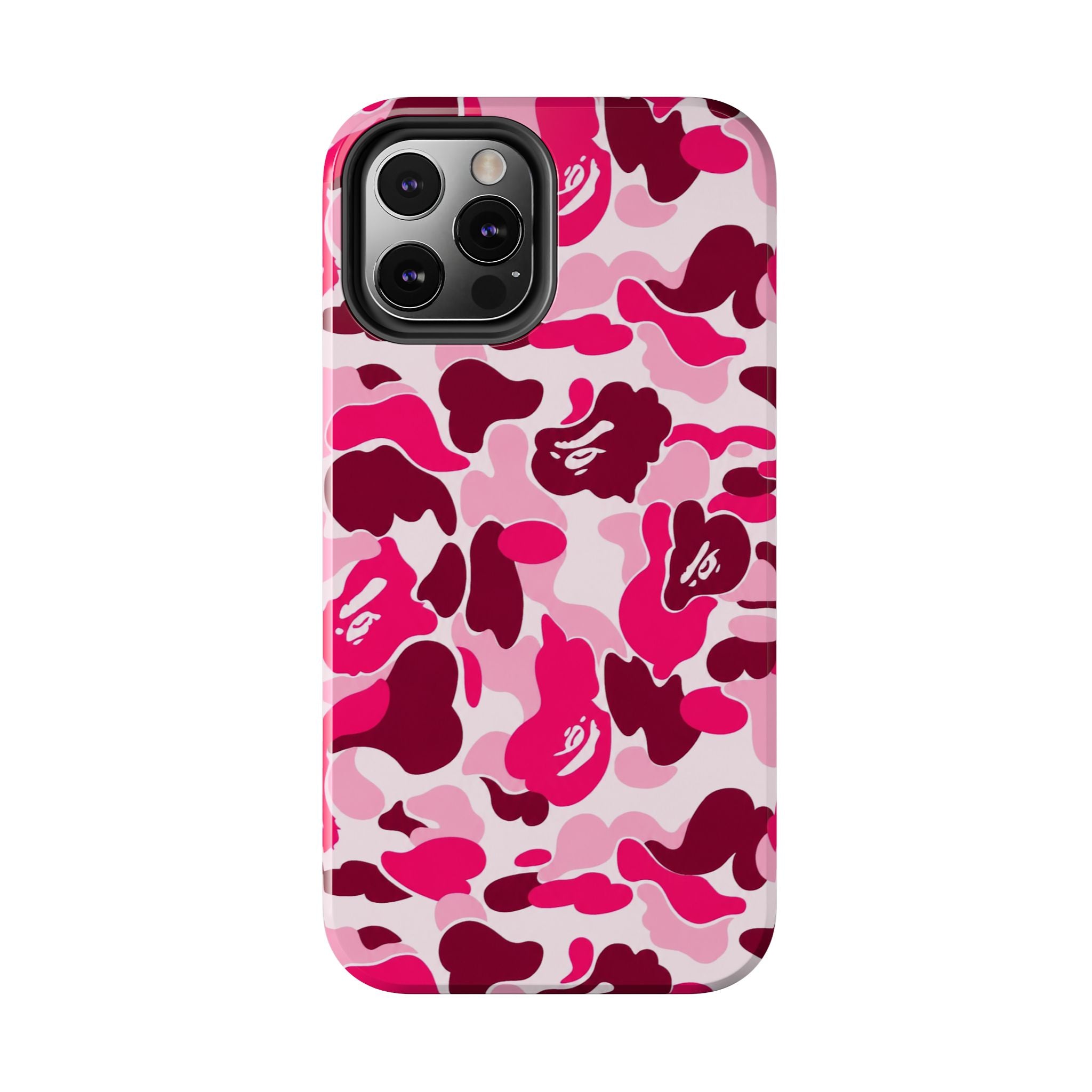 Pink Bape Print Phone Case