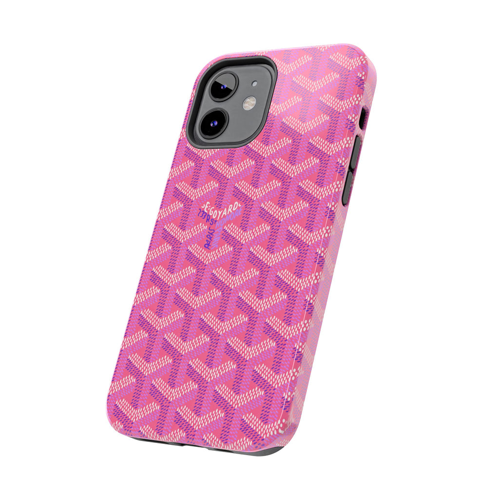 Pink Goyard Phone Case