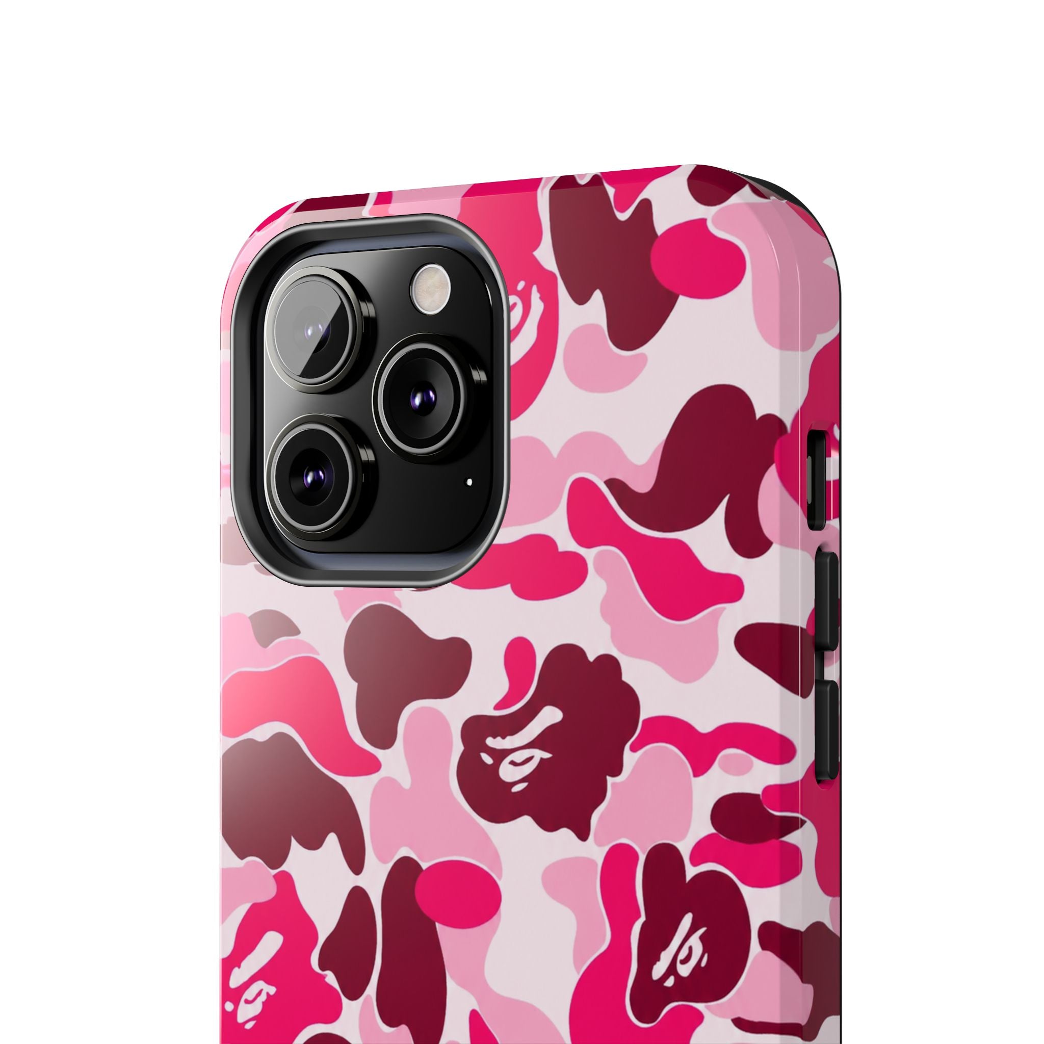 Pink Bape Print Phone Case