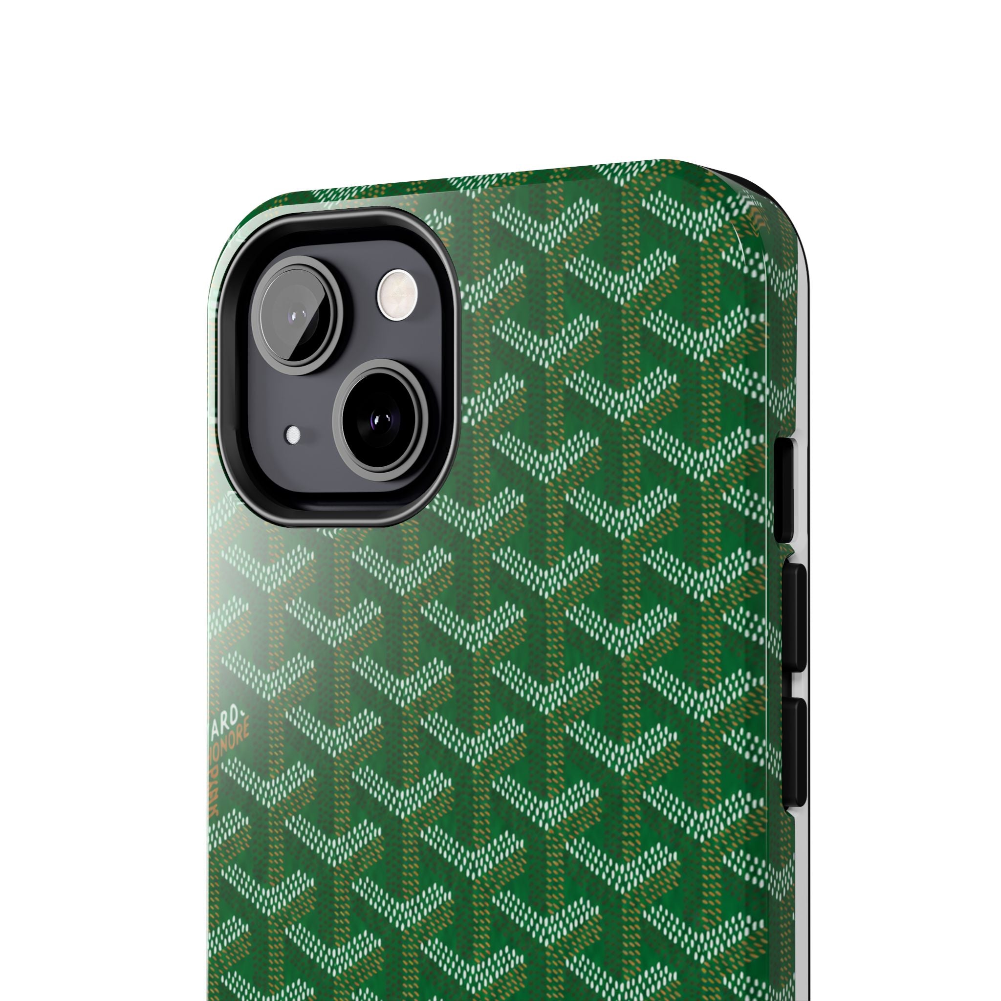 Green Goyard Phone Case