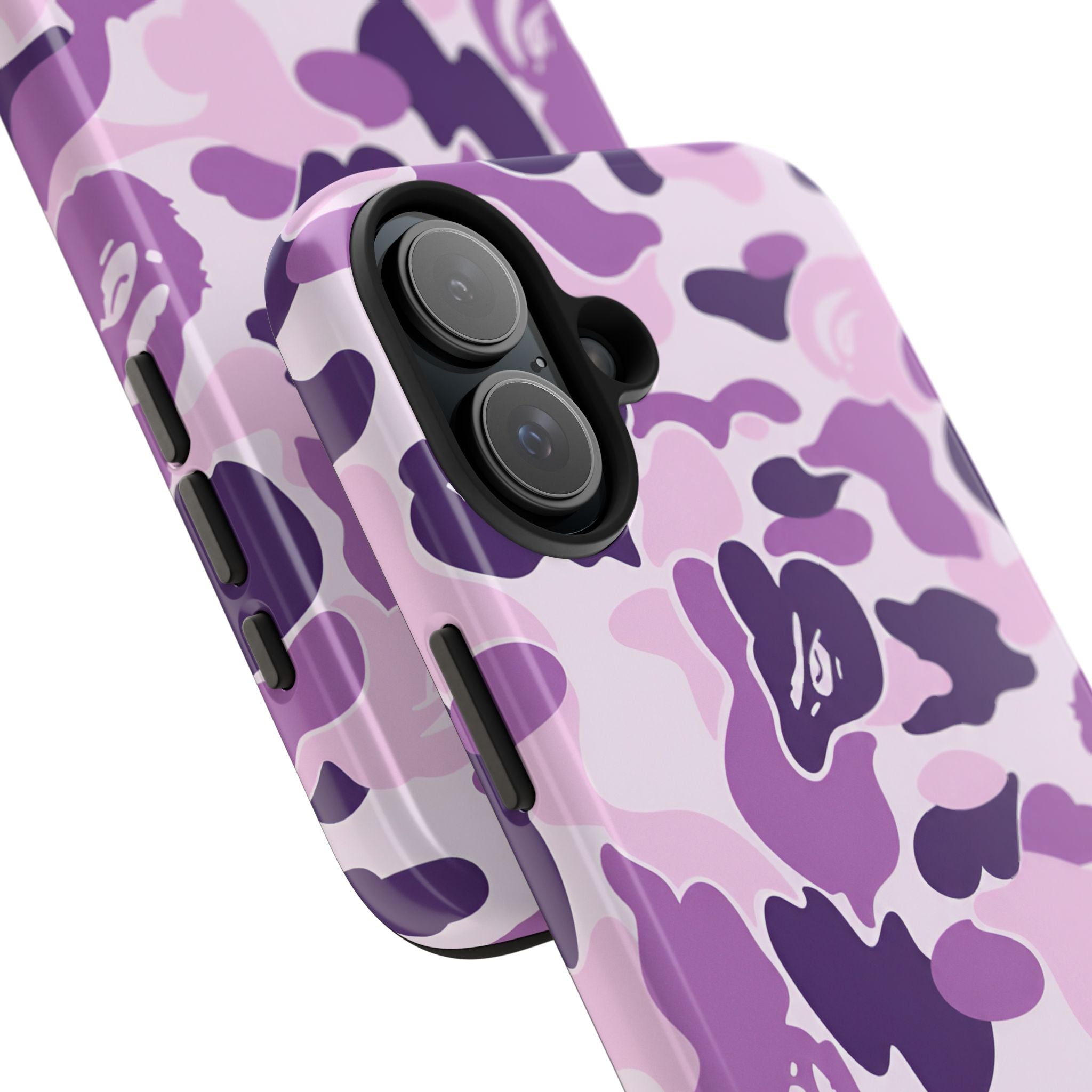 Purple Bape Print Phone Case