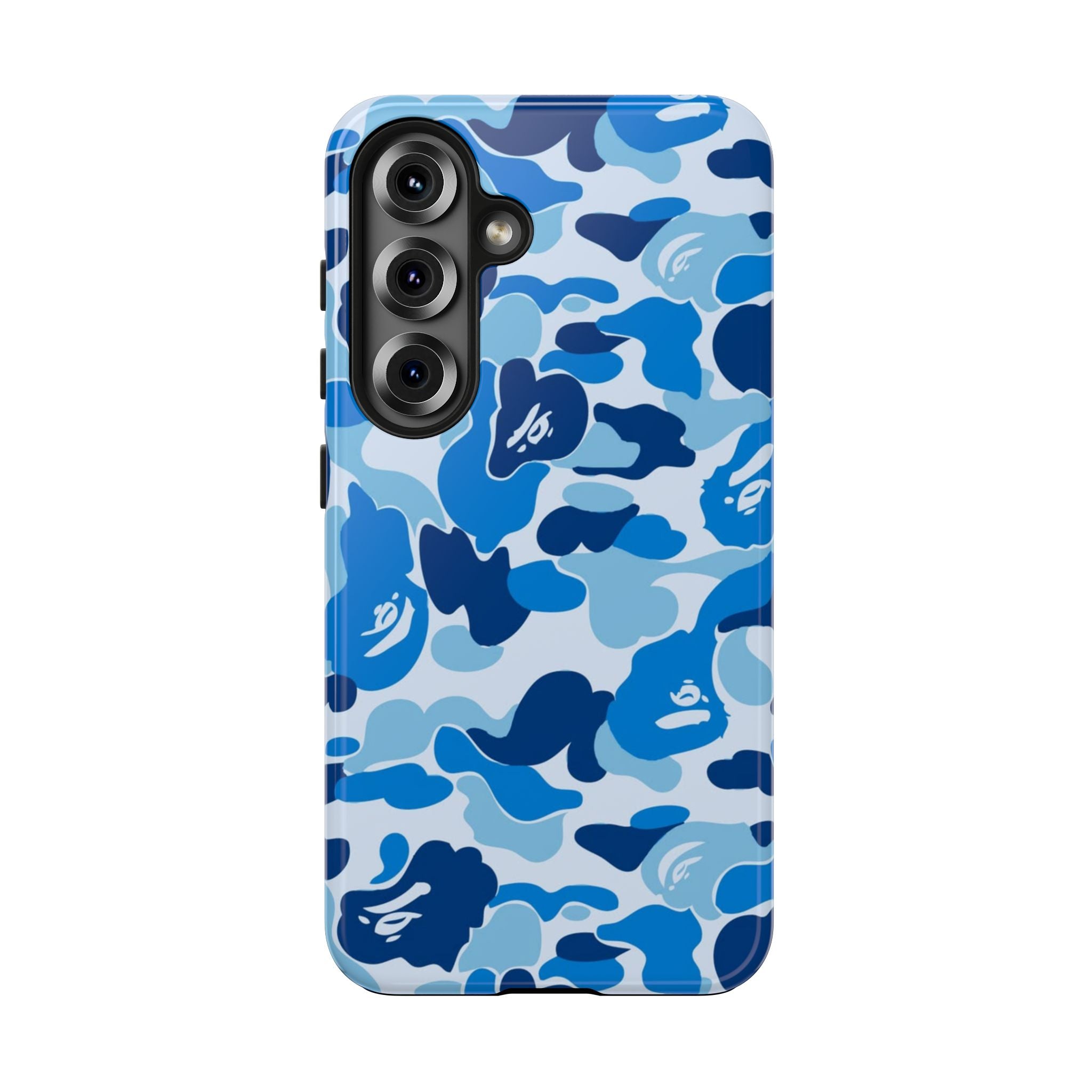 Blue Bape Print Phone Case