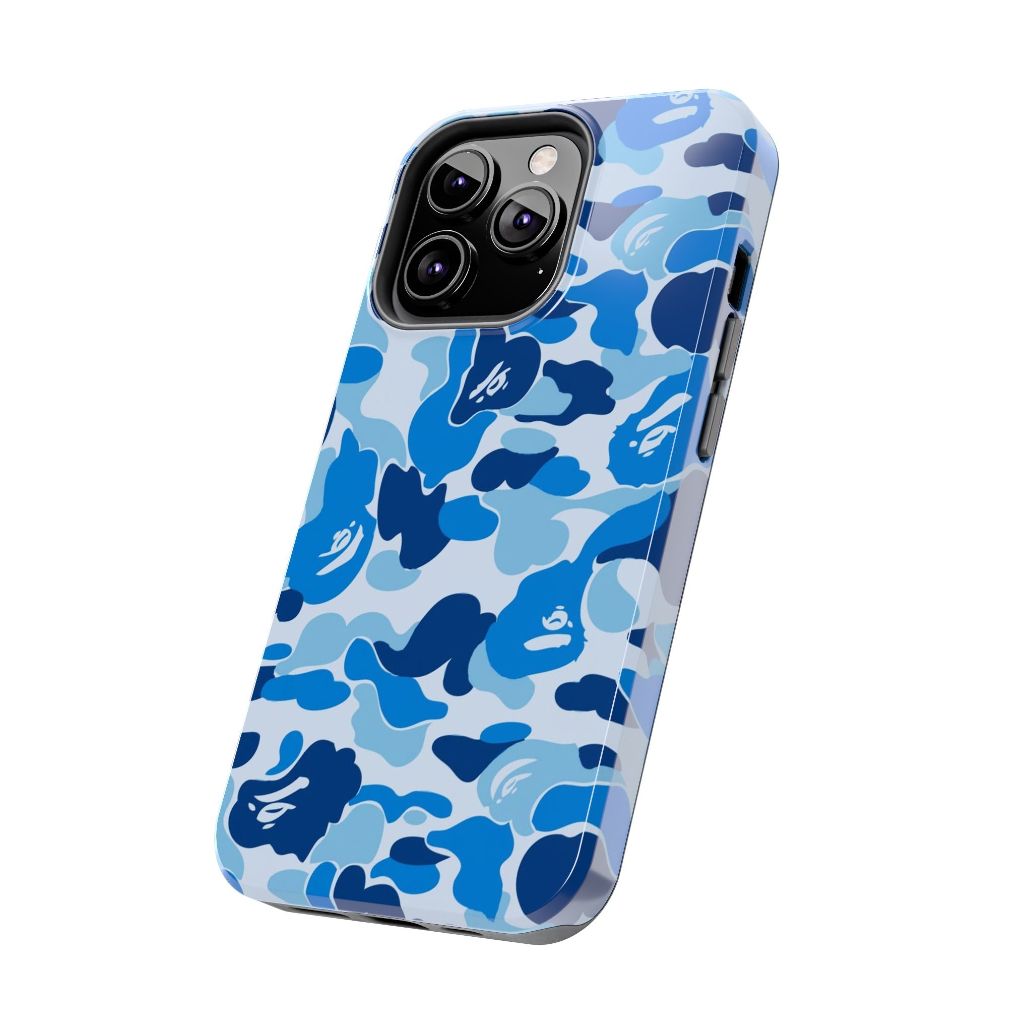 Blue Bape Print Phone Case