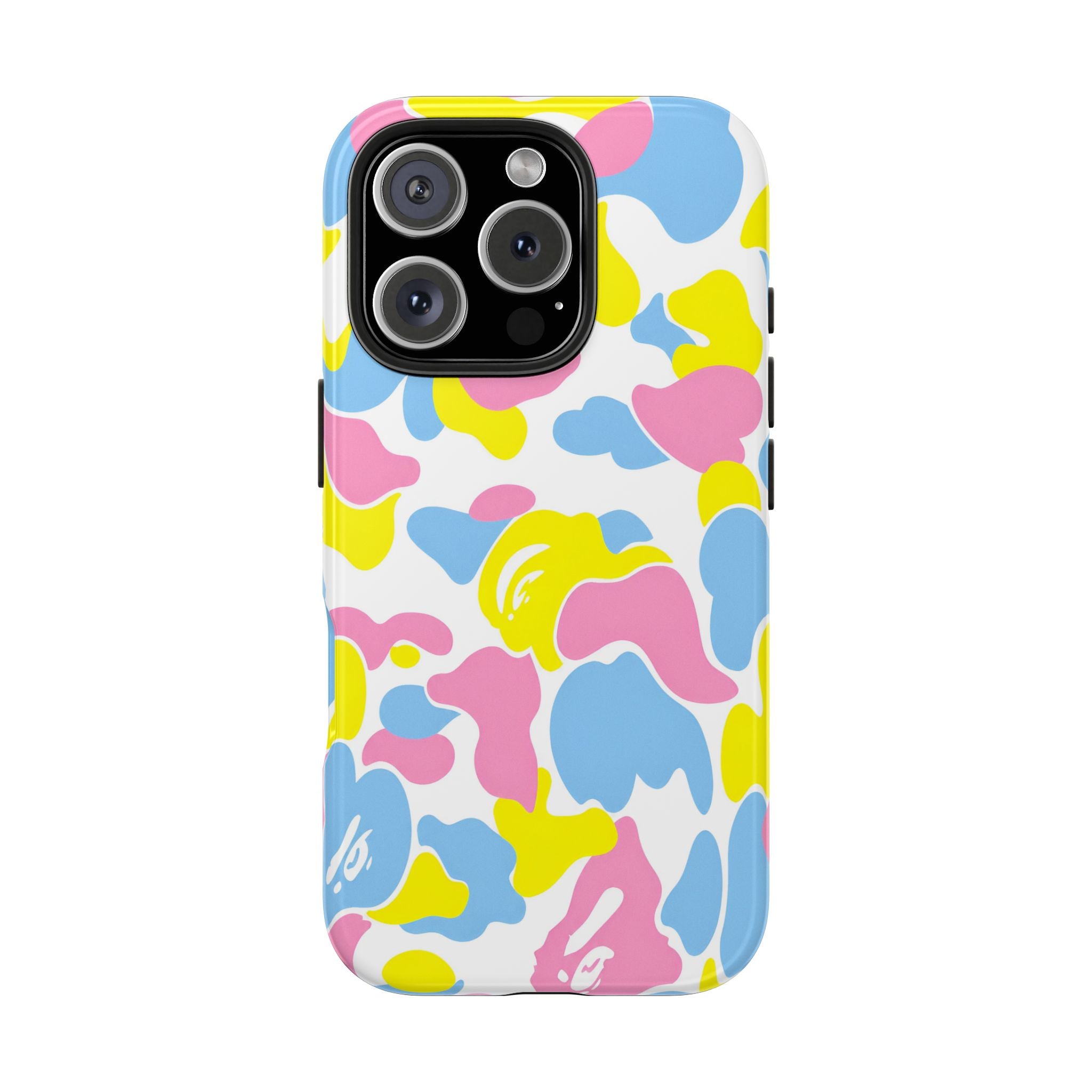 Multicolor Bape Print Phone Case