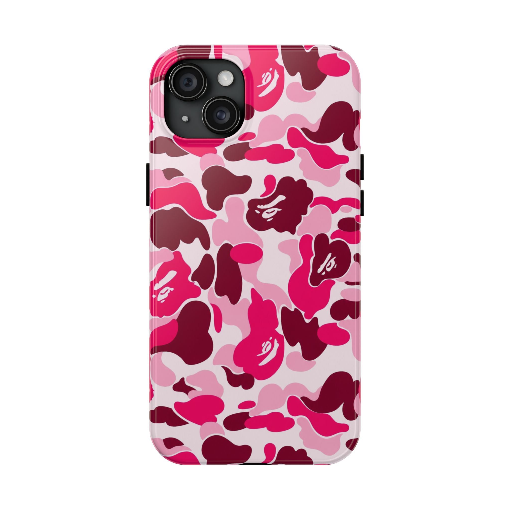 Pink Bape Print Phone Case