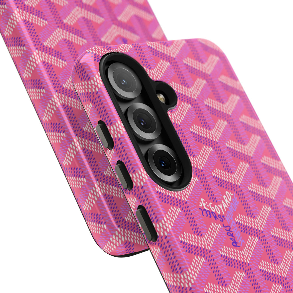 Pink Goyard Phone Case