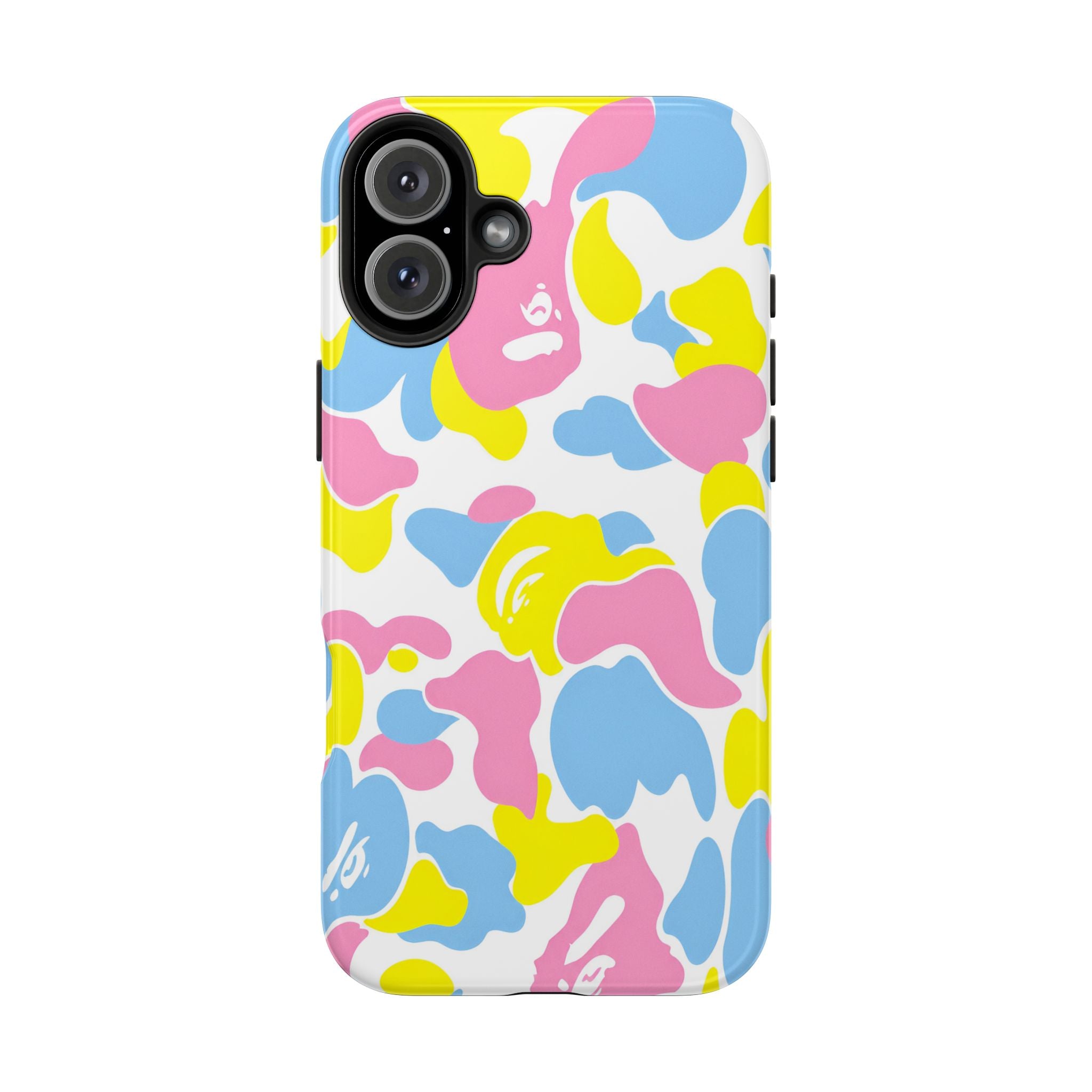 Multicolor Bape Print Phone Case