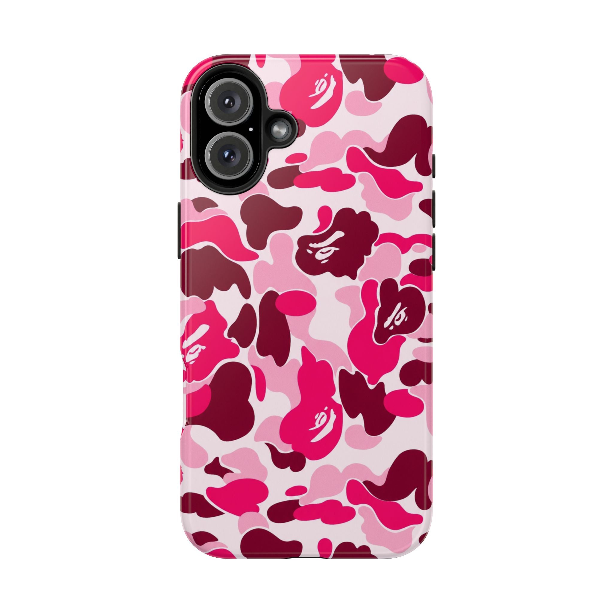 Pink Bape Print Phone Case