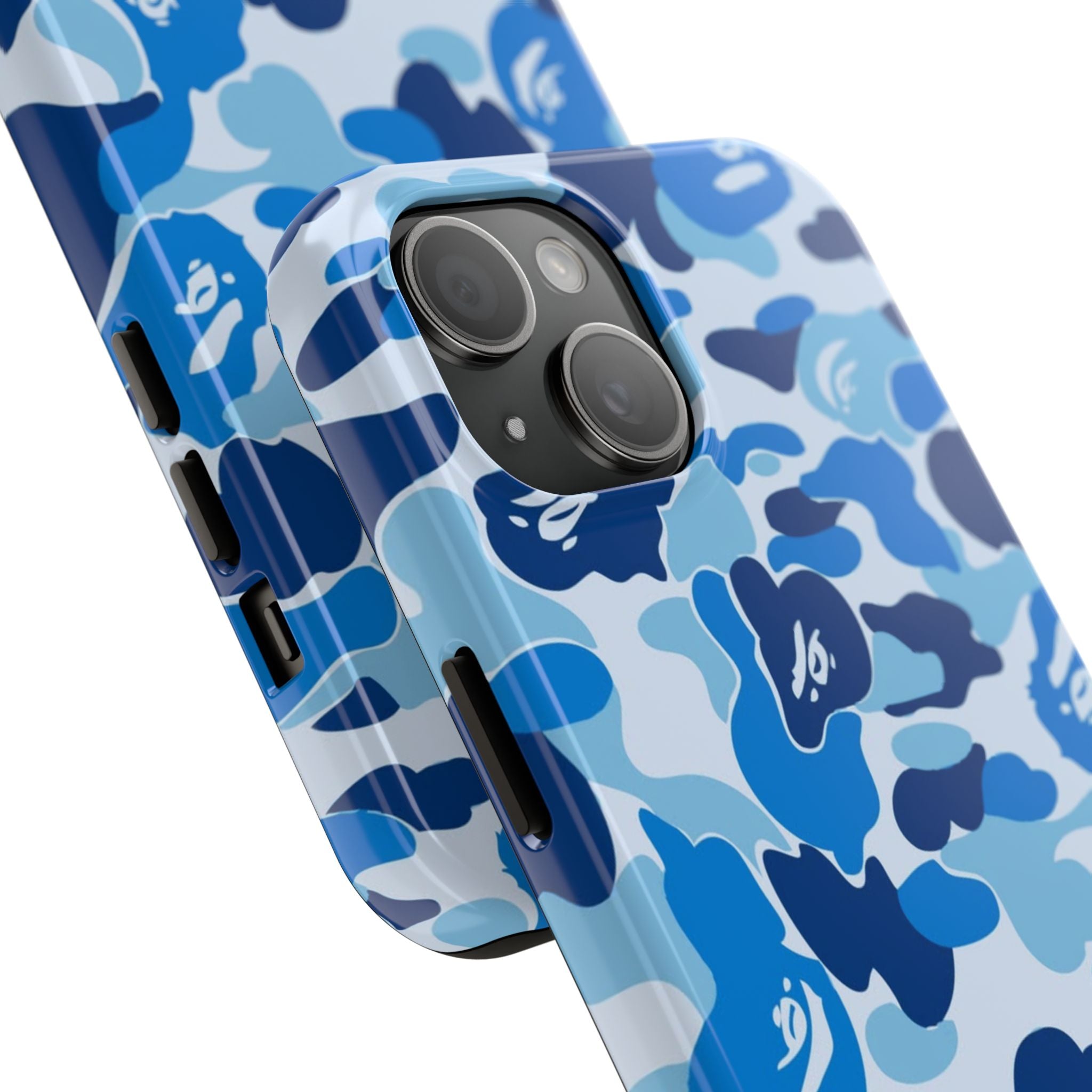 Blue Bape Print Phone Case