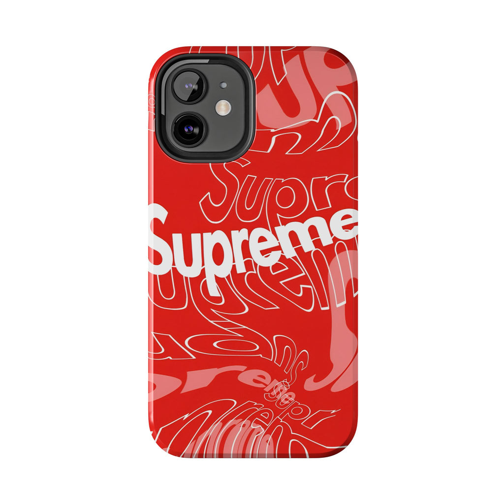 Red Supreme All-Over Phone Case
