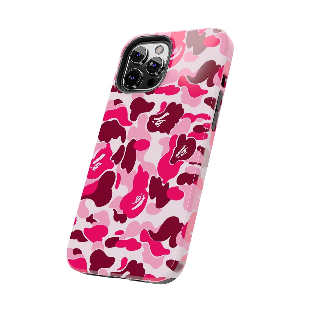 Pink Bape Print Phone Case