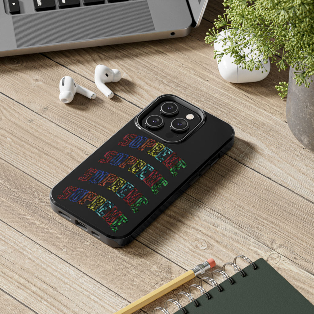 Supreme Neon Tough Phone Case