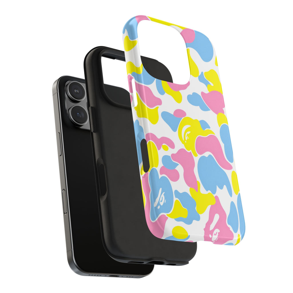 Multicolor Bape Print Phone Case