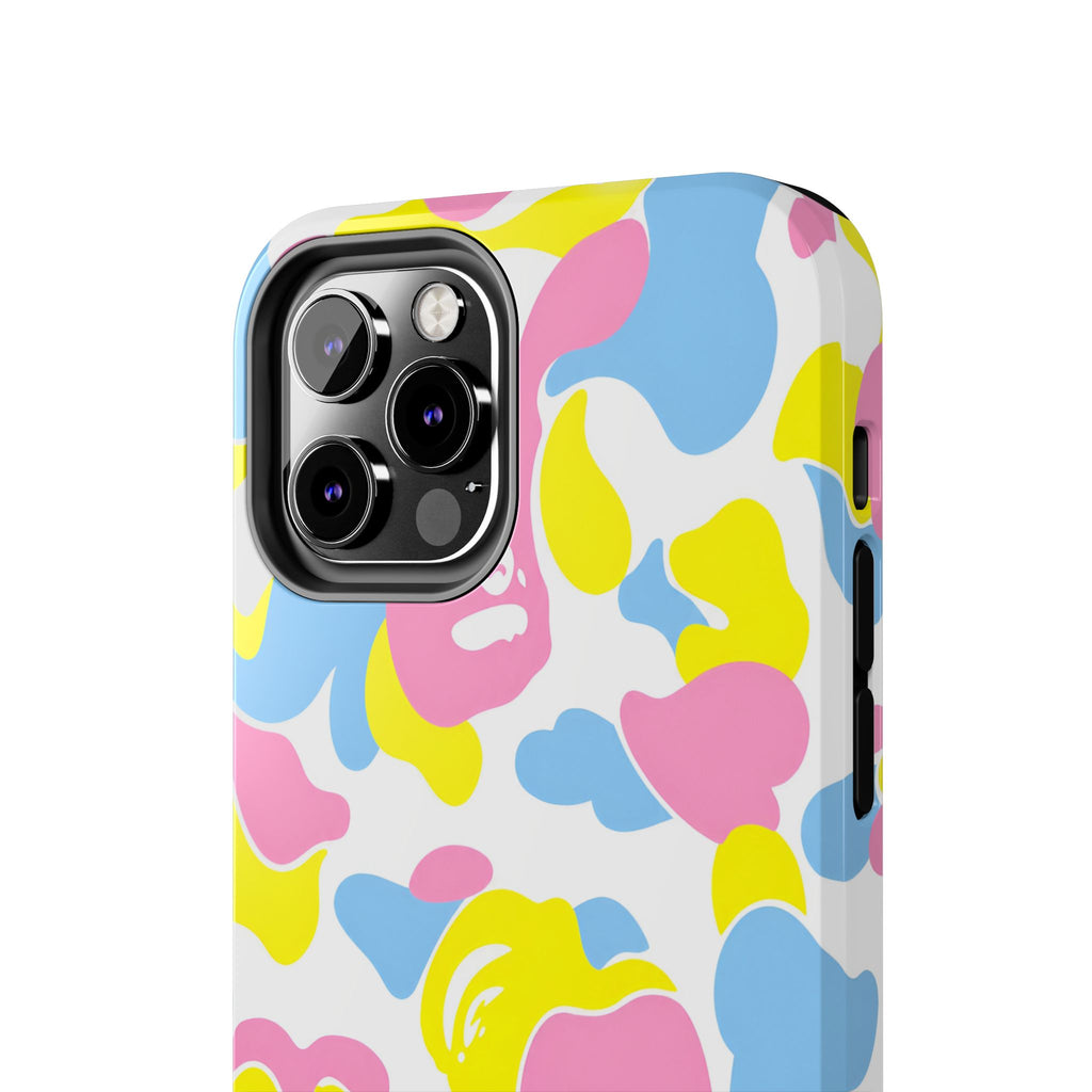 Multicolor Bape Print Phone Case